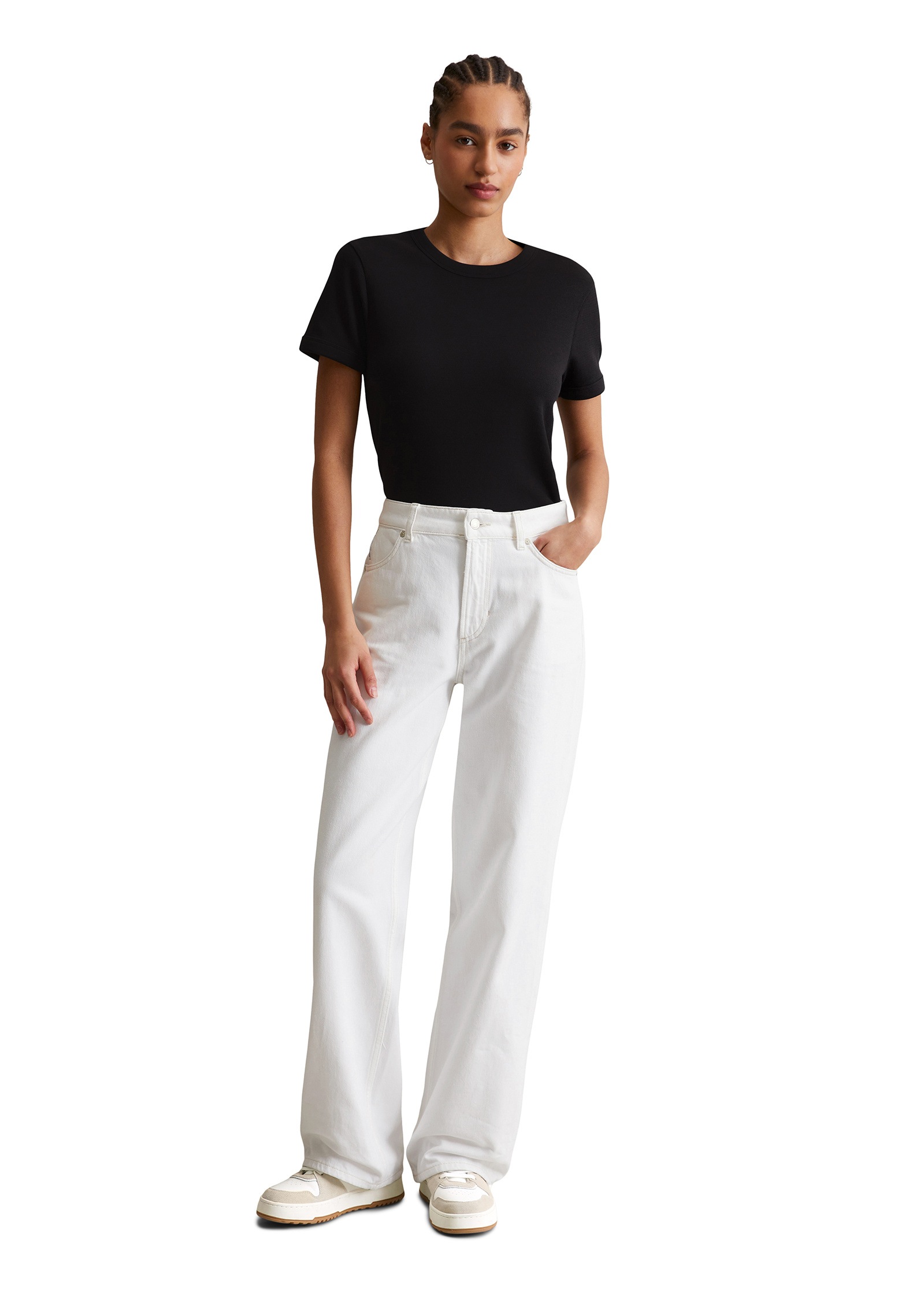 Marc O'Polo DENIM Weite Jeans »aus Rigid Denim«