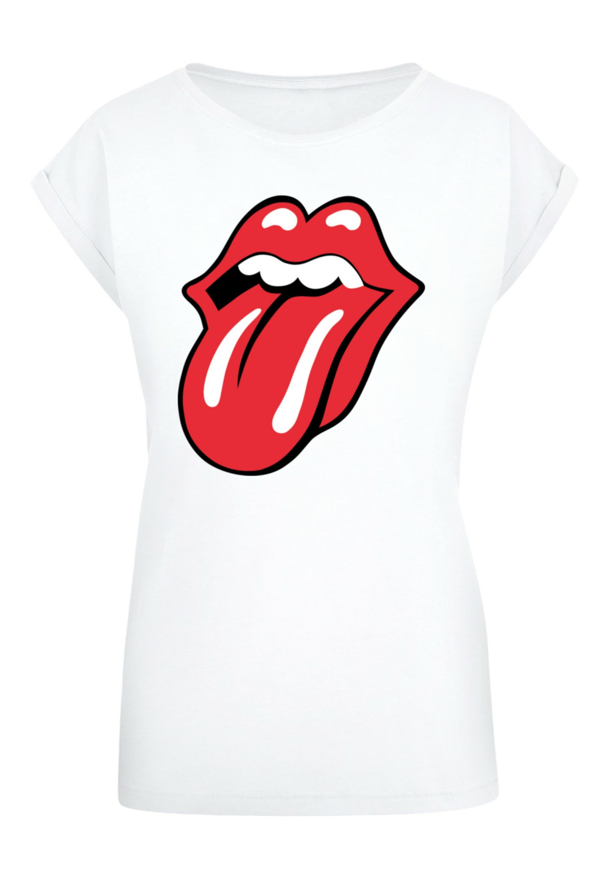 F4NT4STIC T-Shirt »The Rolling Stones Zunge«, Premium Qualität