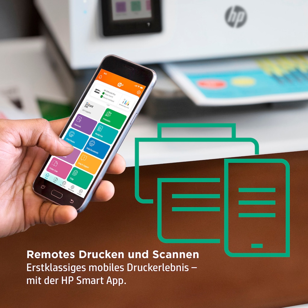 HP Multifunktionsdrucker »OfficeJet Pro 8022e All-in-One A4 color«