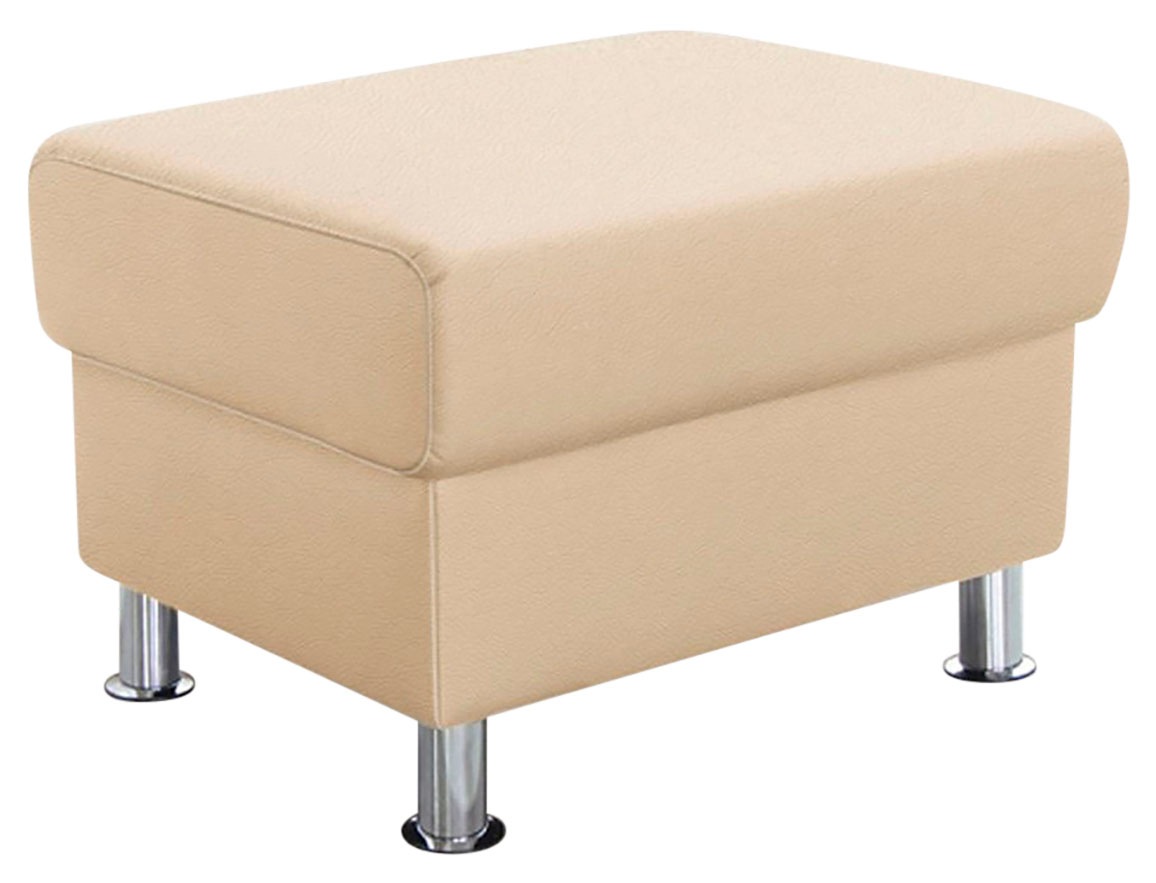 TRENDMANUFAKTUR Hocker "Rondo, Polsterhocker zur Serie, Breite 67 cm, Füße günstig online kaufen