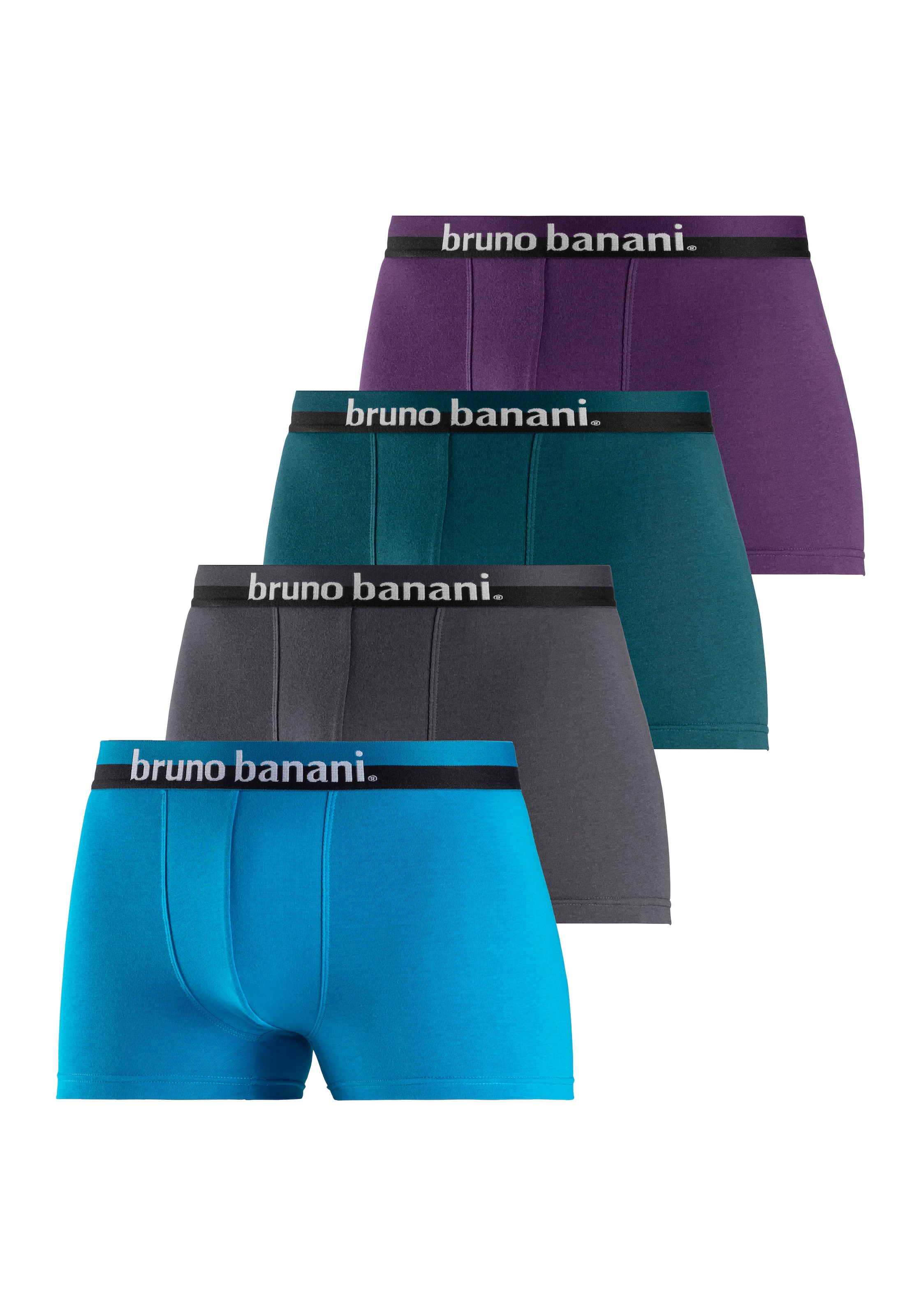 Bruno Banani Boxer "Boxershorts für Herren" Packung, 4 Stk. tlg., mit erhab günstig online kaufen