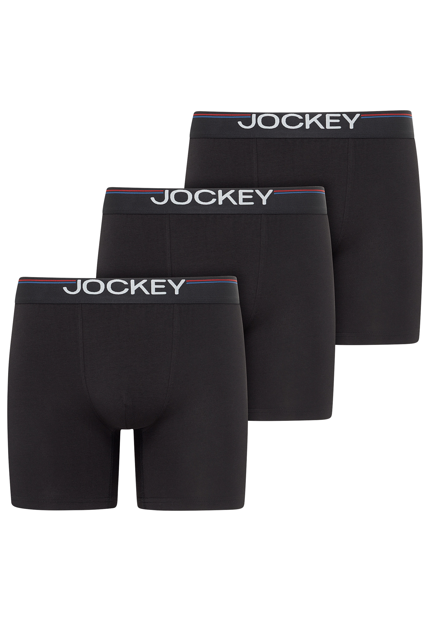 Jockey Langer Boxer "Cotton Stretch" eng anliegend, hoher Tragekomfort