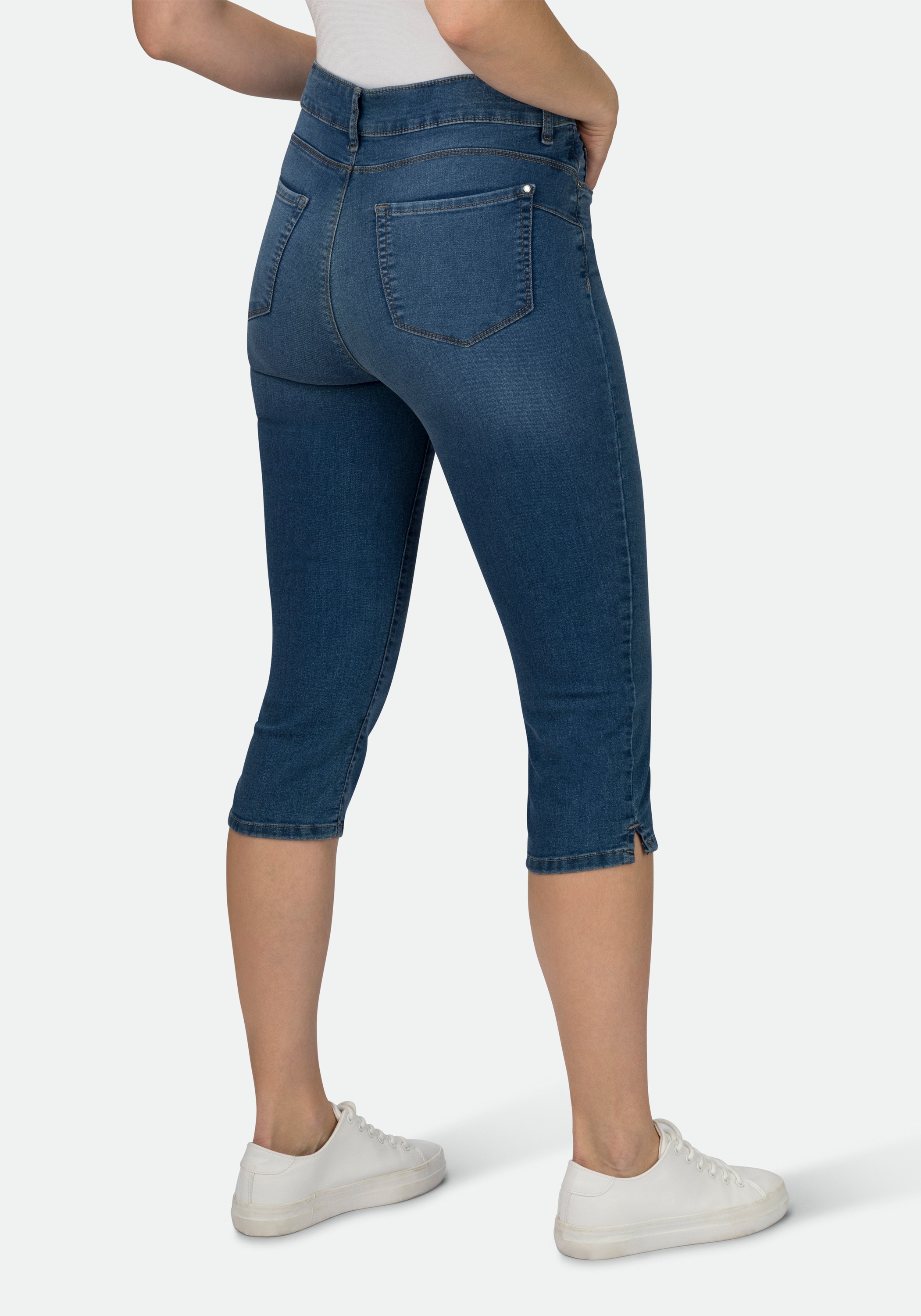STOOKER WOMEN 7/8-Jeans "Capri Denim Skinny Fit Jeans" Skinny Fit Casual Cl günstig online kaufen