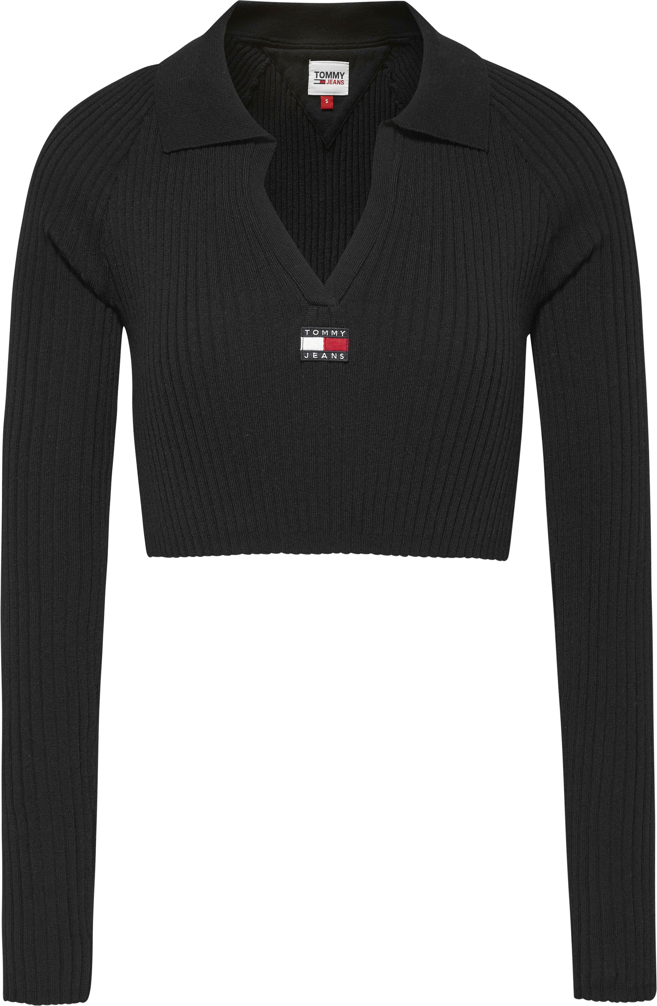 Tommy Džinsai Megztinis »TJW BADGE RIB COLLAR SWEATER« su apykaklė & Tommy Džinsai Badge