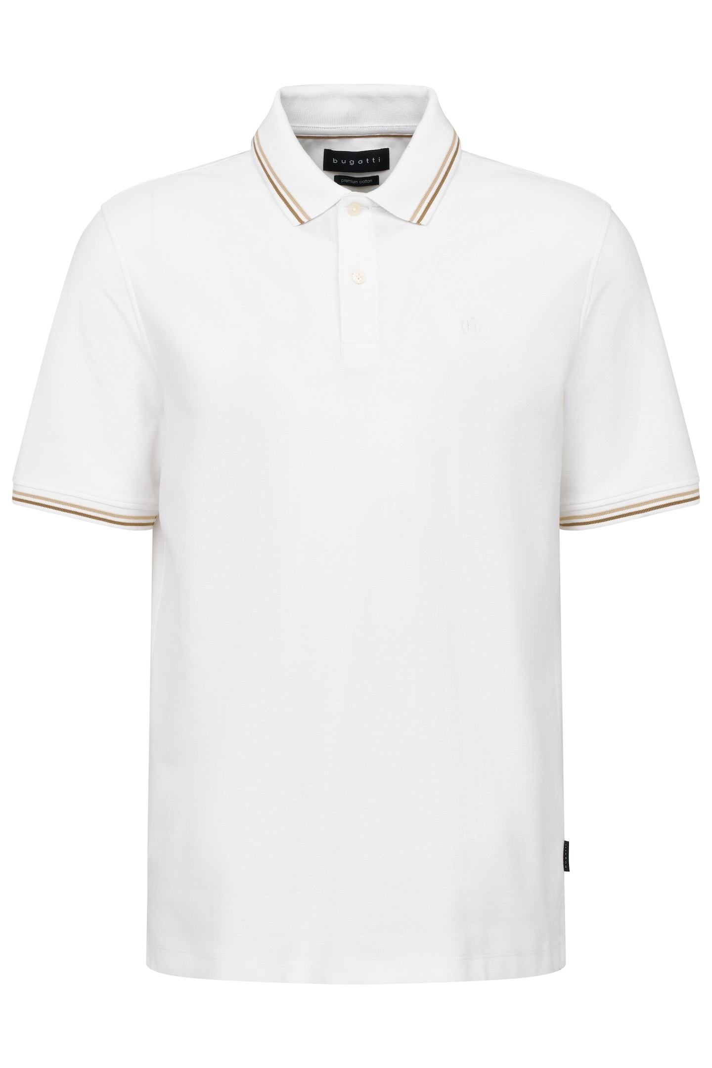 bugatti Poloshirt, mit Kontraststreifen