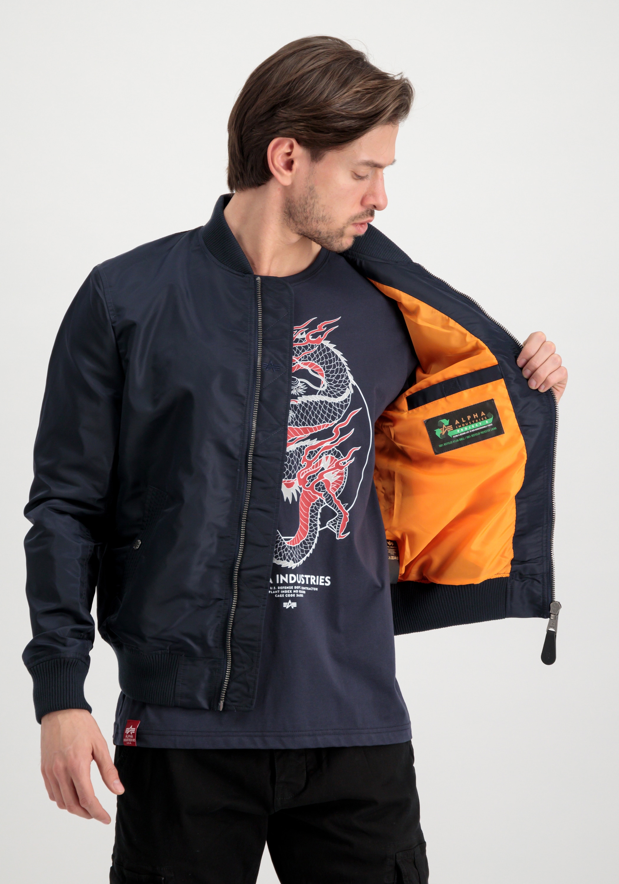 Alpha Industries Bomberjacke »Alpha Industries Men - Bomber Jackets MA-1 LW Project R«