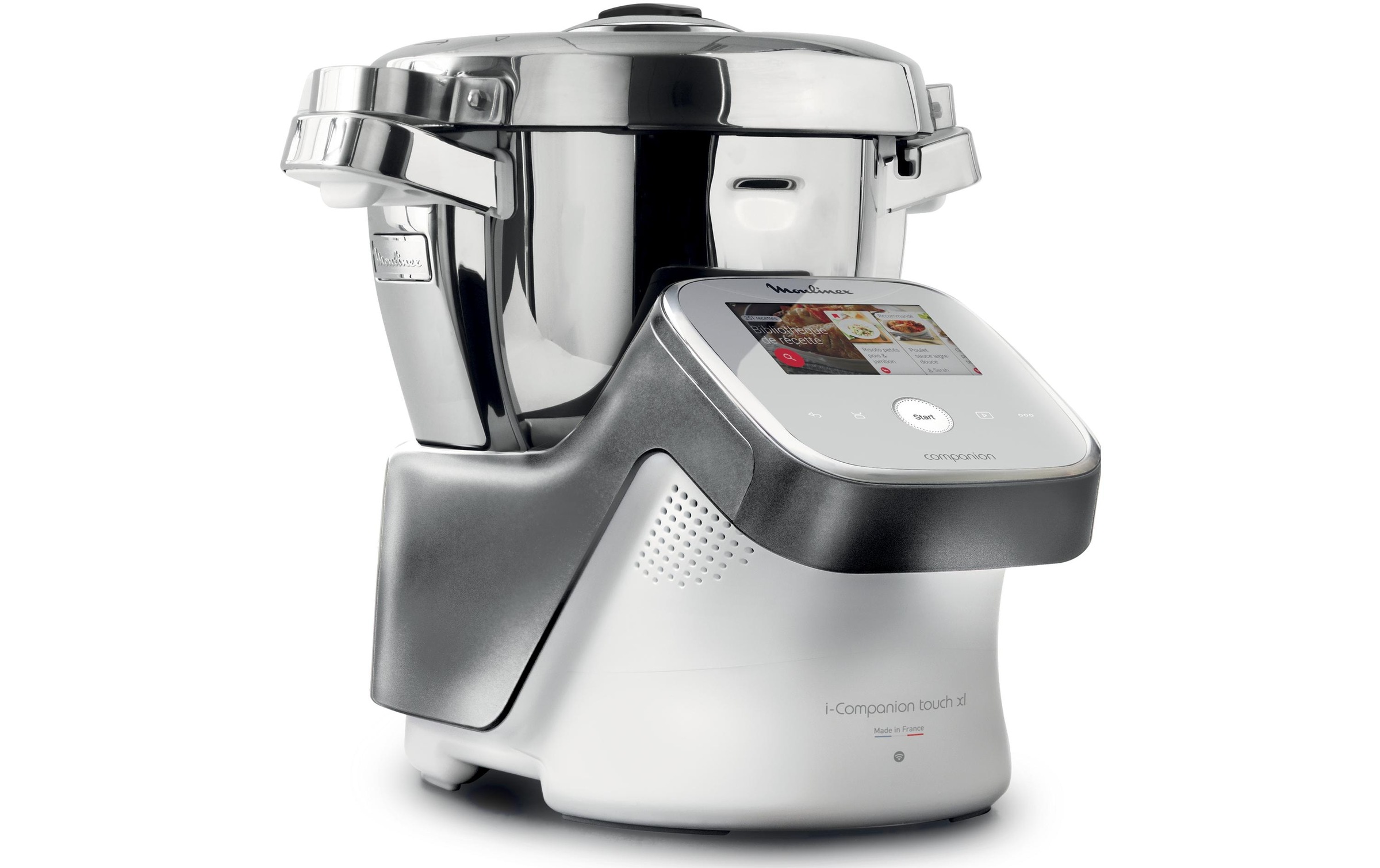 Moulinex Küchenmaschine »i-Companion Touch XL Silber/Weiss«