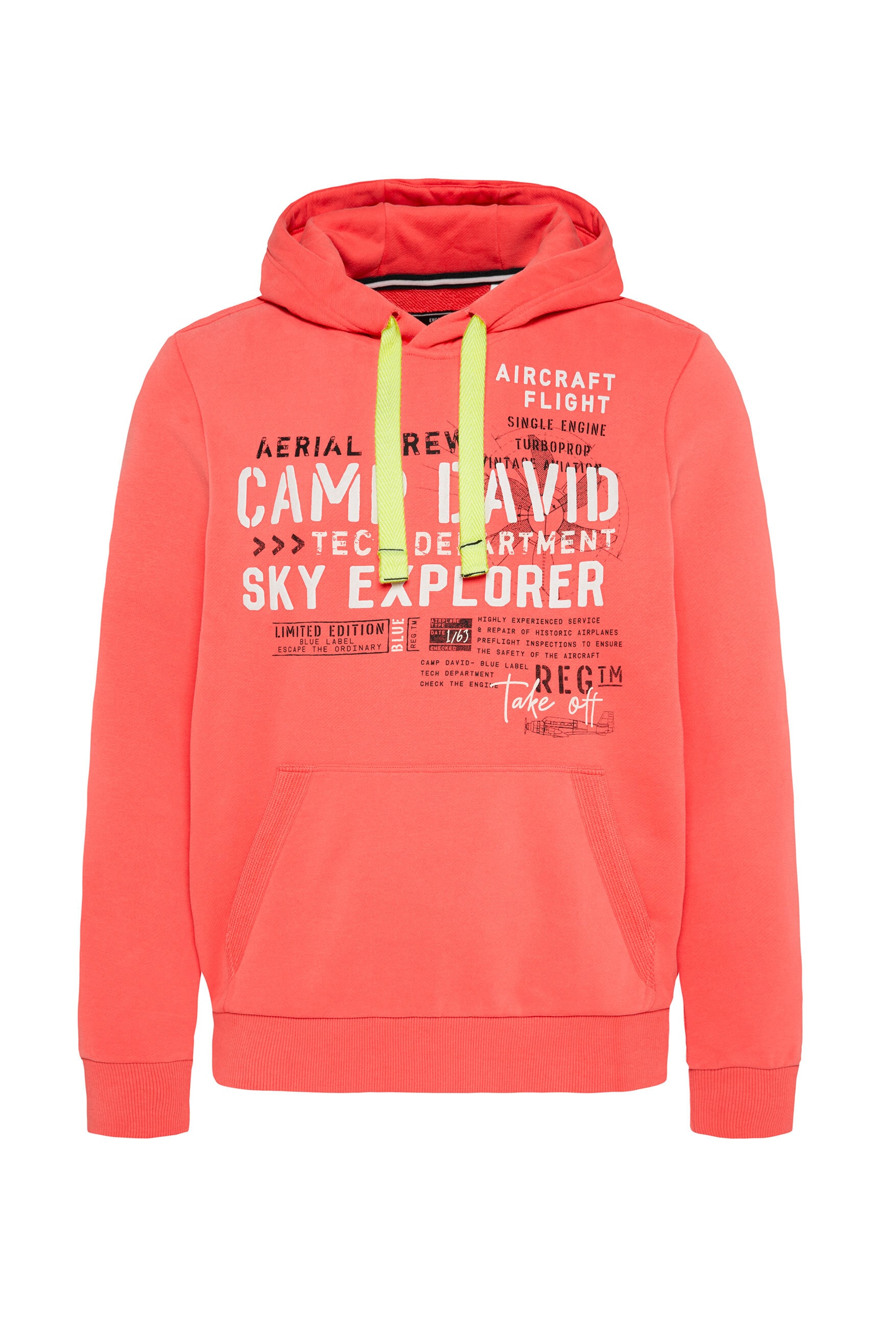 CAMP DAVID Kapuzensweatshirt, mit Baumwolle