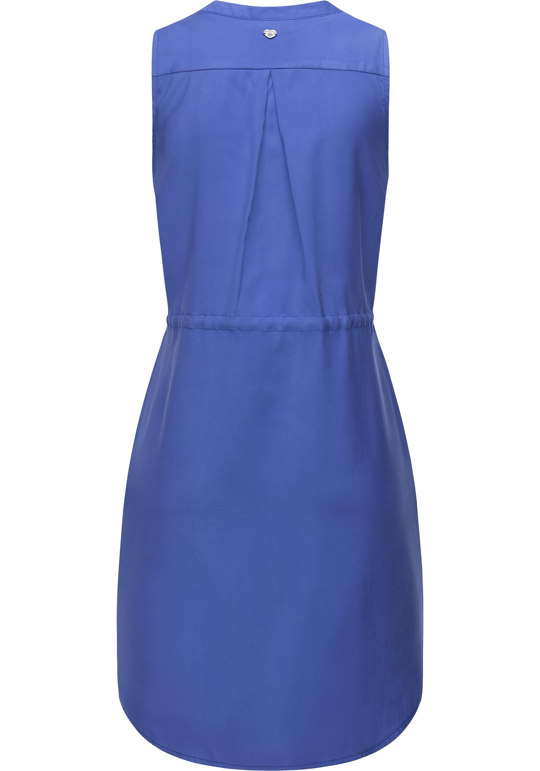 Thumbnail - Ragwear Blusenkleid "Roissin" Brusttaschen  Eingrifftaschen stylisches Sommerkleid mit Bindeband