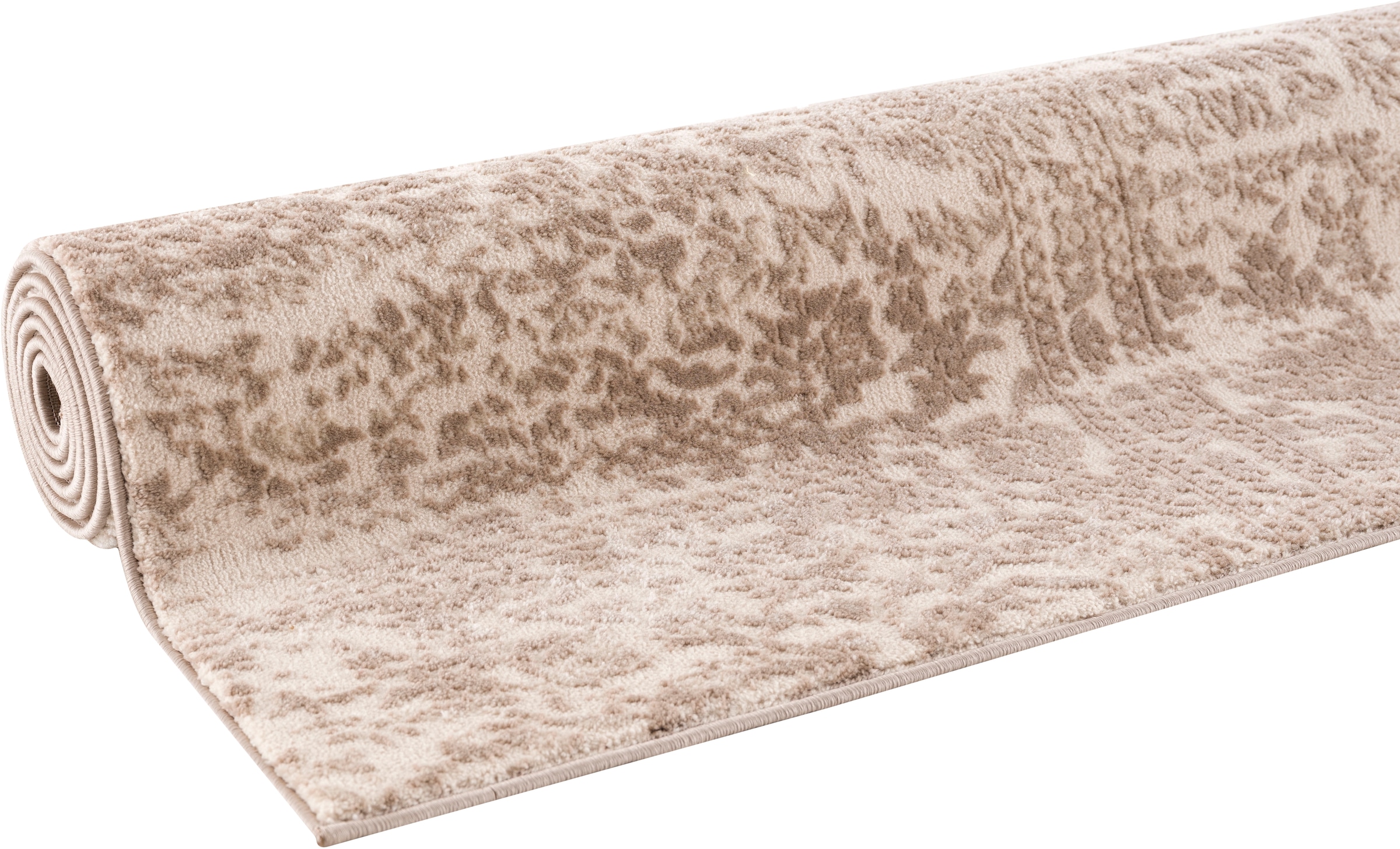 Home affaire Teppich »Dilani«, rechteckig, Vintage, dezenter Glanz, Hoch-Tief-Struktur, Schrumpf Carving-Effekt