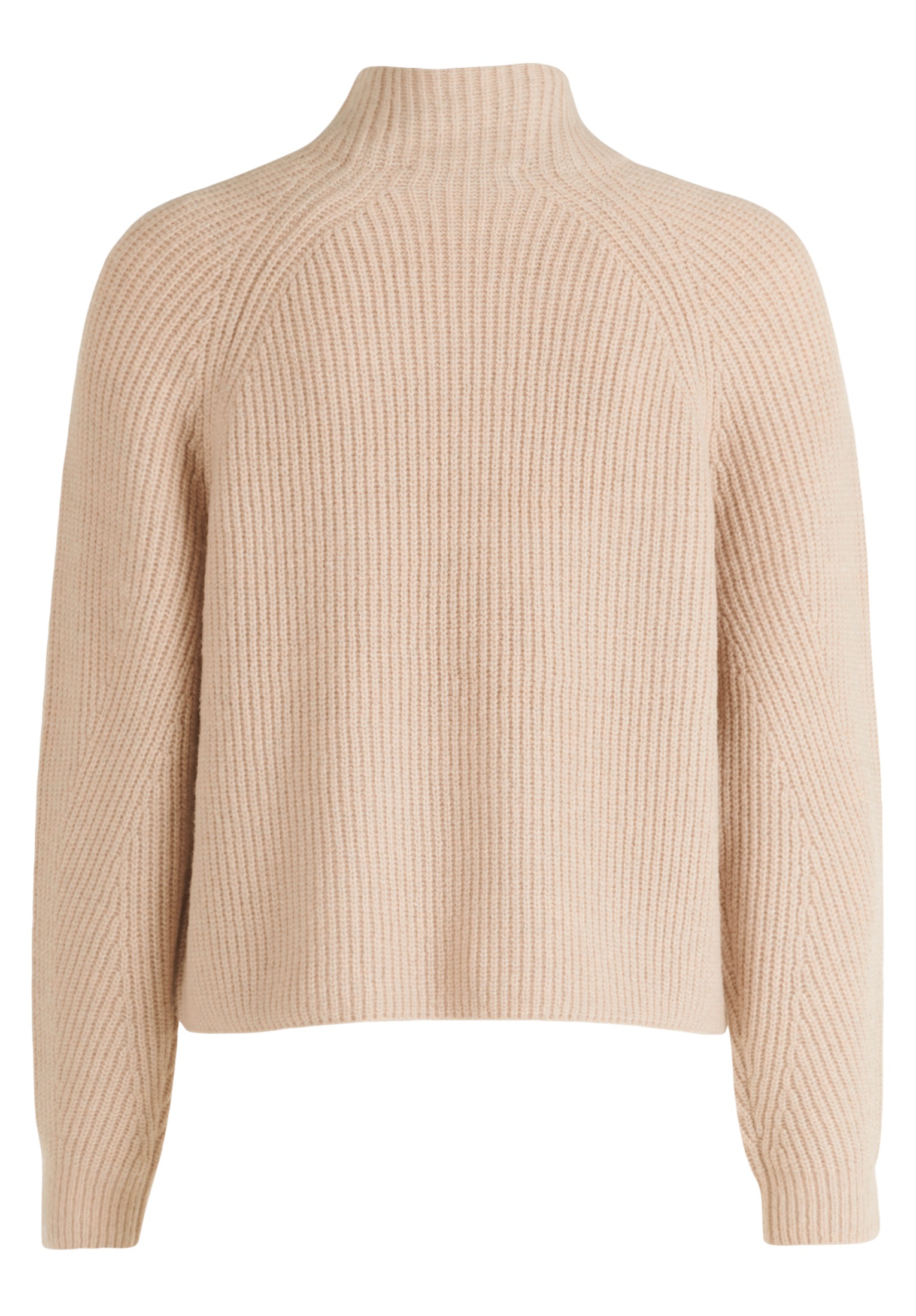 Thumbnail - Betty&Co Strickpullover "Betty & Co Damen Grobstrick-Pullover mit hohem Kragen", (1 tlg.), Kragen