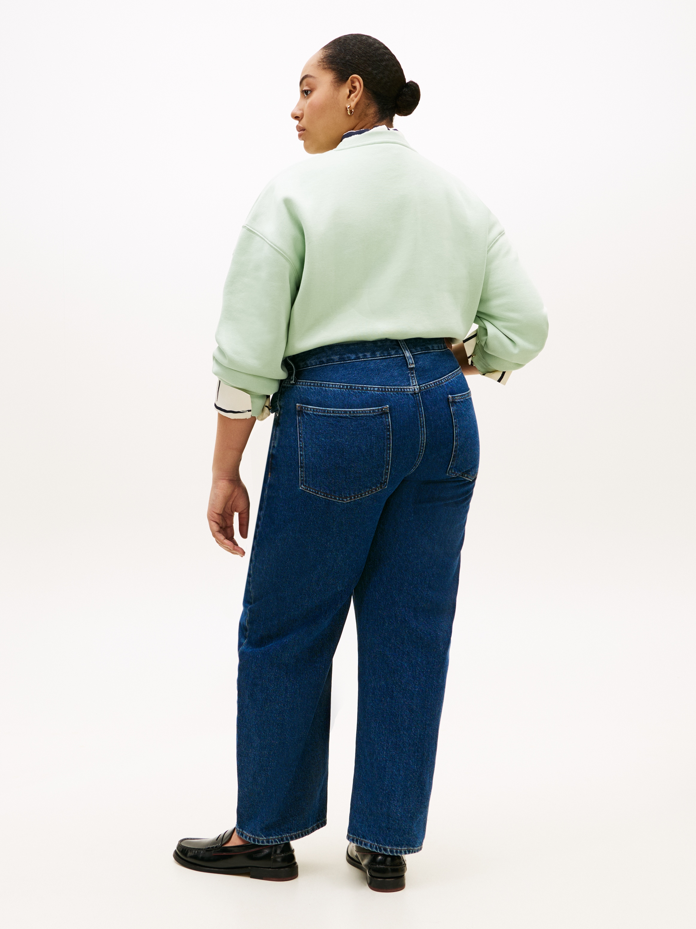 Tommy Hilfiger Curve Regular-fit-Jeans »CRV DNM EMI BARREL RW« in großen Größen