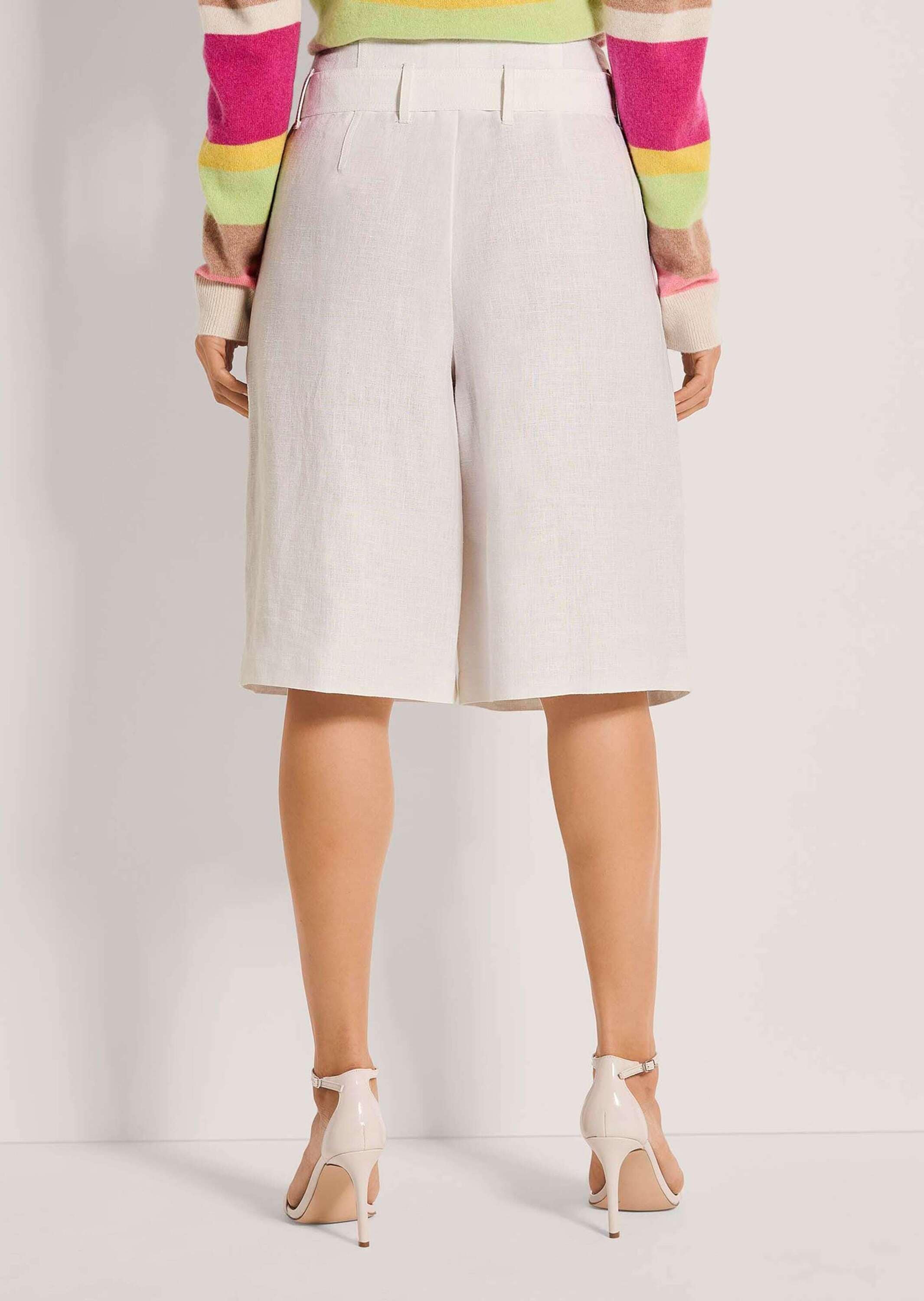 MADELEINE Bermudas »Bermuda Highwaist-Bermudas aus Leinen«
