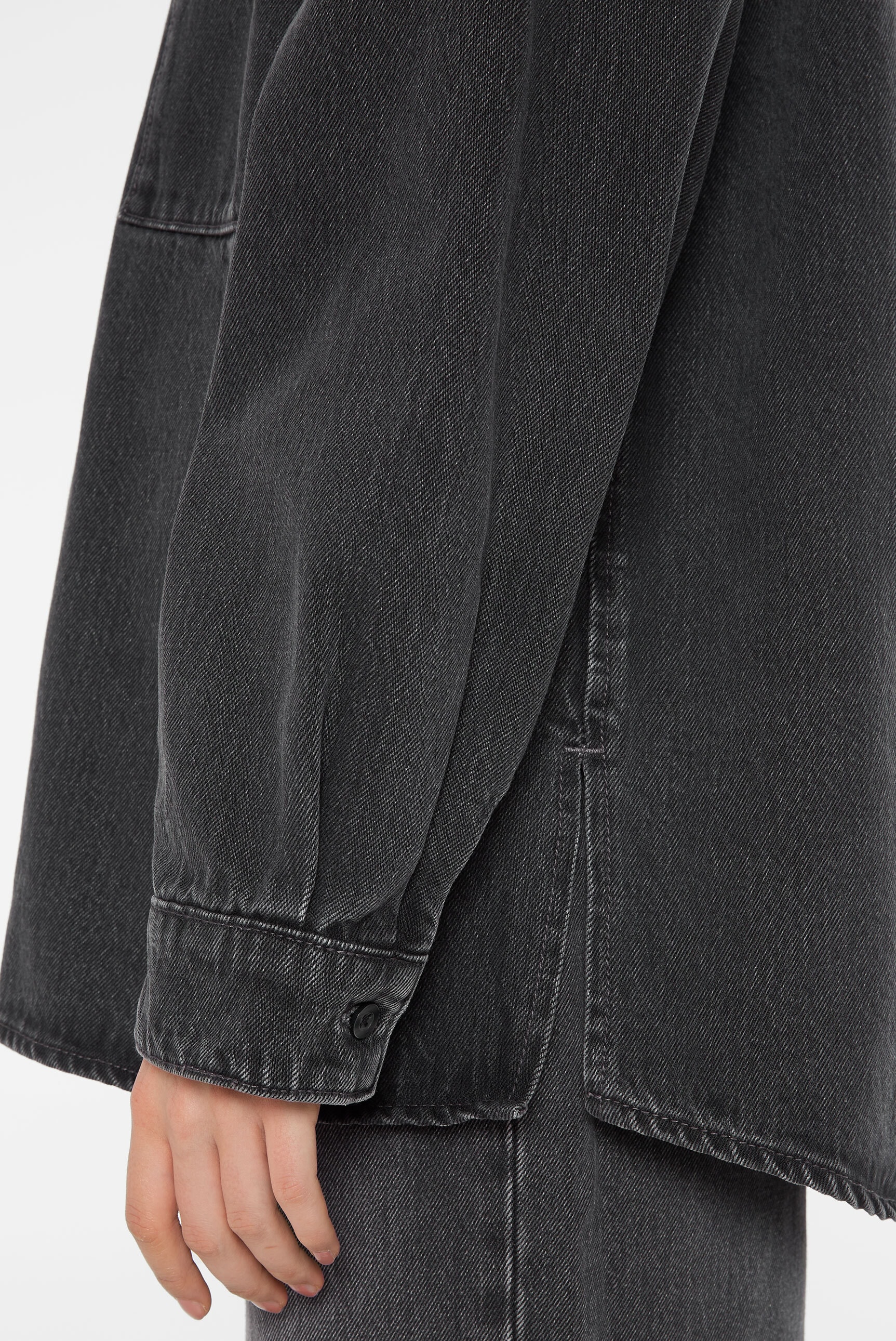 SENSES.THE LABEL Jeansbluse, mit Knopfleiste
