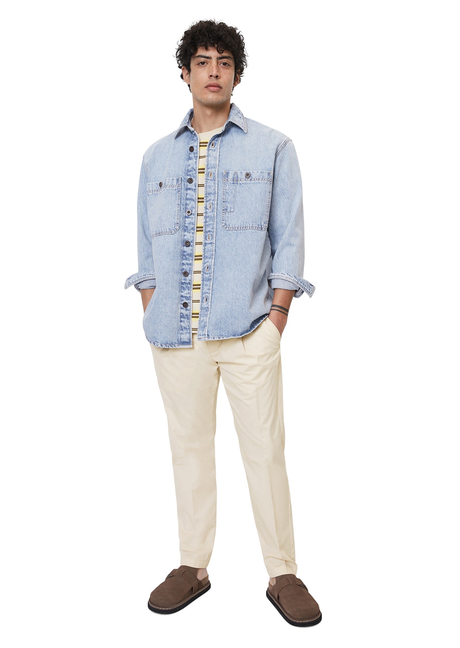 Marc O'Polo Jeanshemd »aus reiner Bio-Baumwolle«