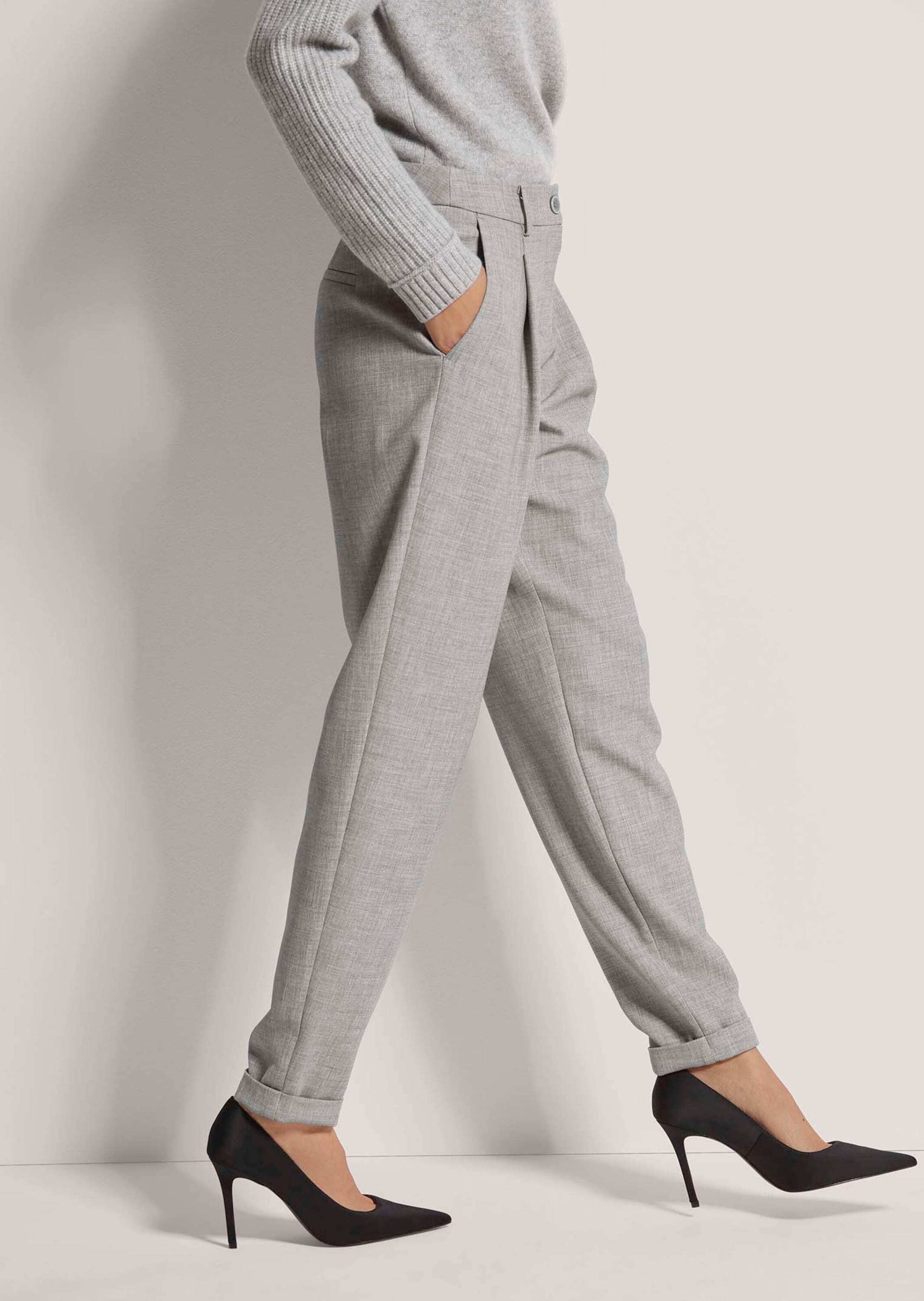 MADELEINE Bundfaltenhose »Hose Bundfaltenhose mit Saumaufschlag«