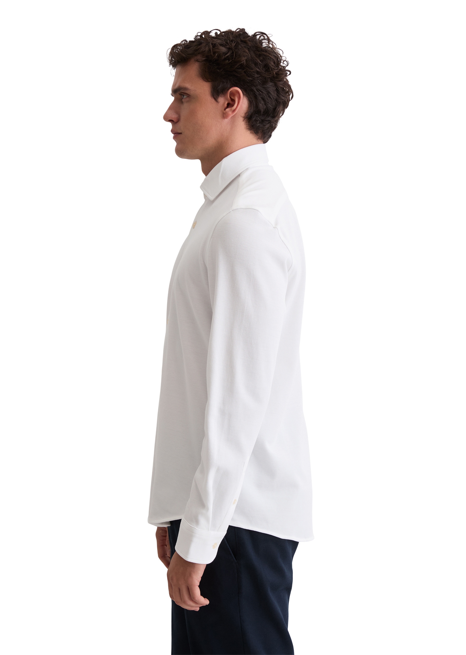 Marc O'Polo Langarmhemd »aus Bio-Baumwolle«