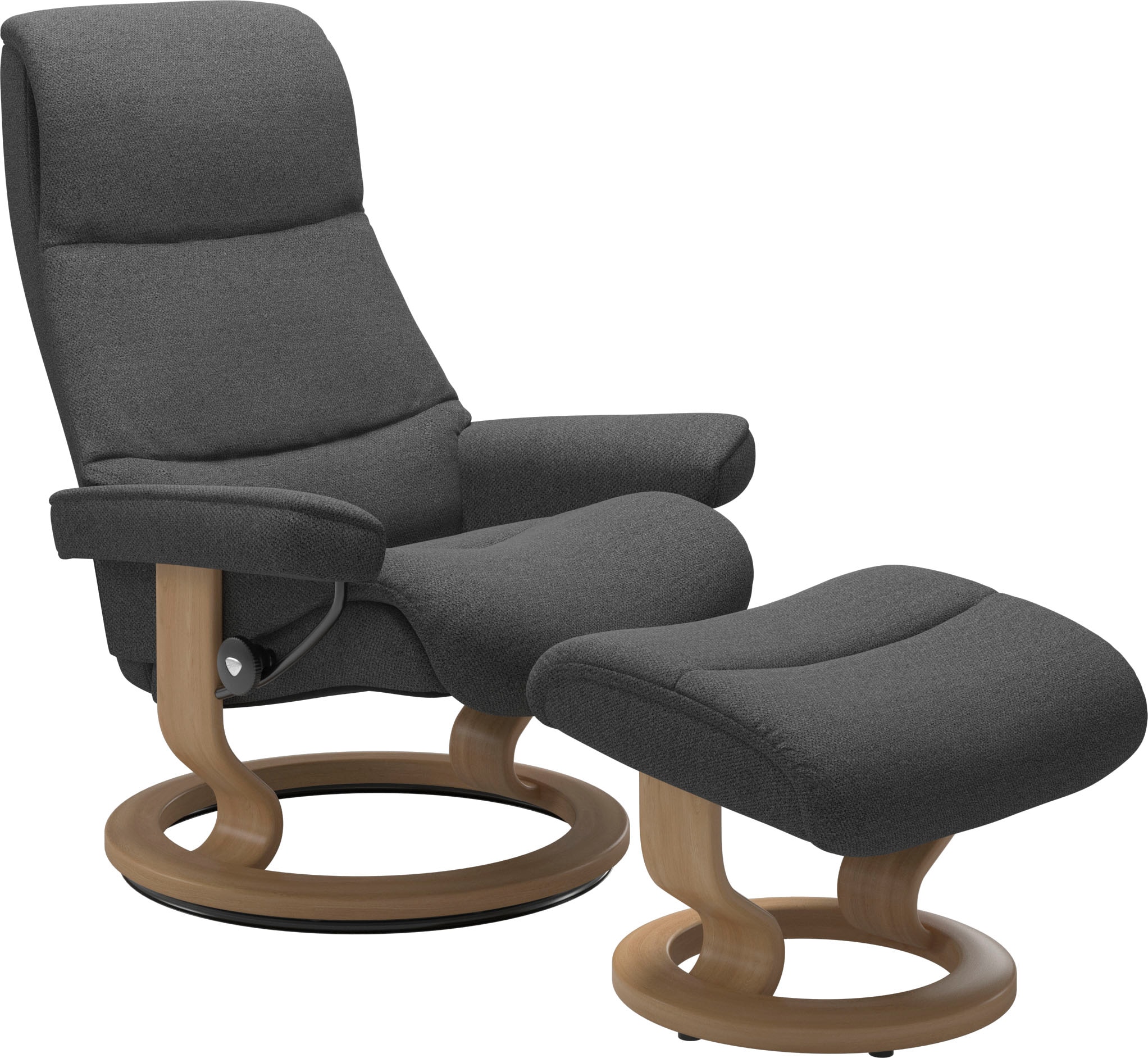 Stressless Fußhocker "View", mit Classic Base,Gestell Eiche