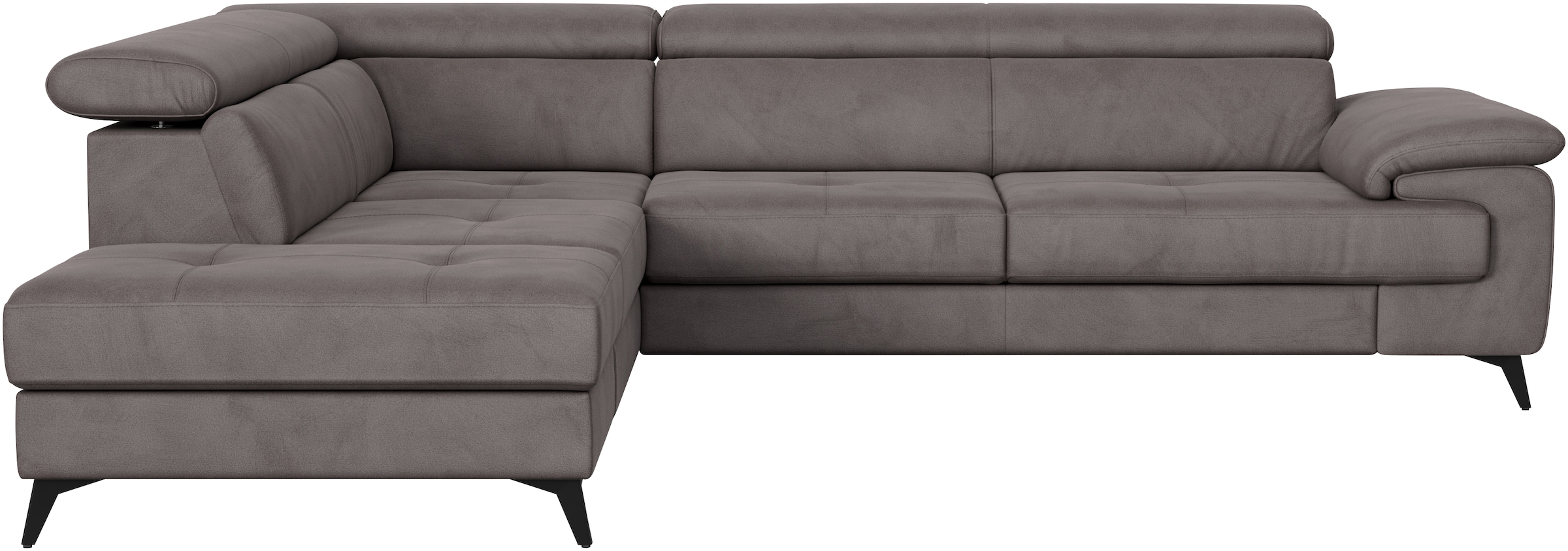 COTTA Ecksofa "Astra L-Form, B: 286 cm" mit Kopfteilverstellung, optional B günstig online kaufen