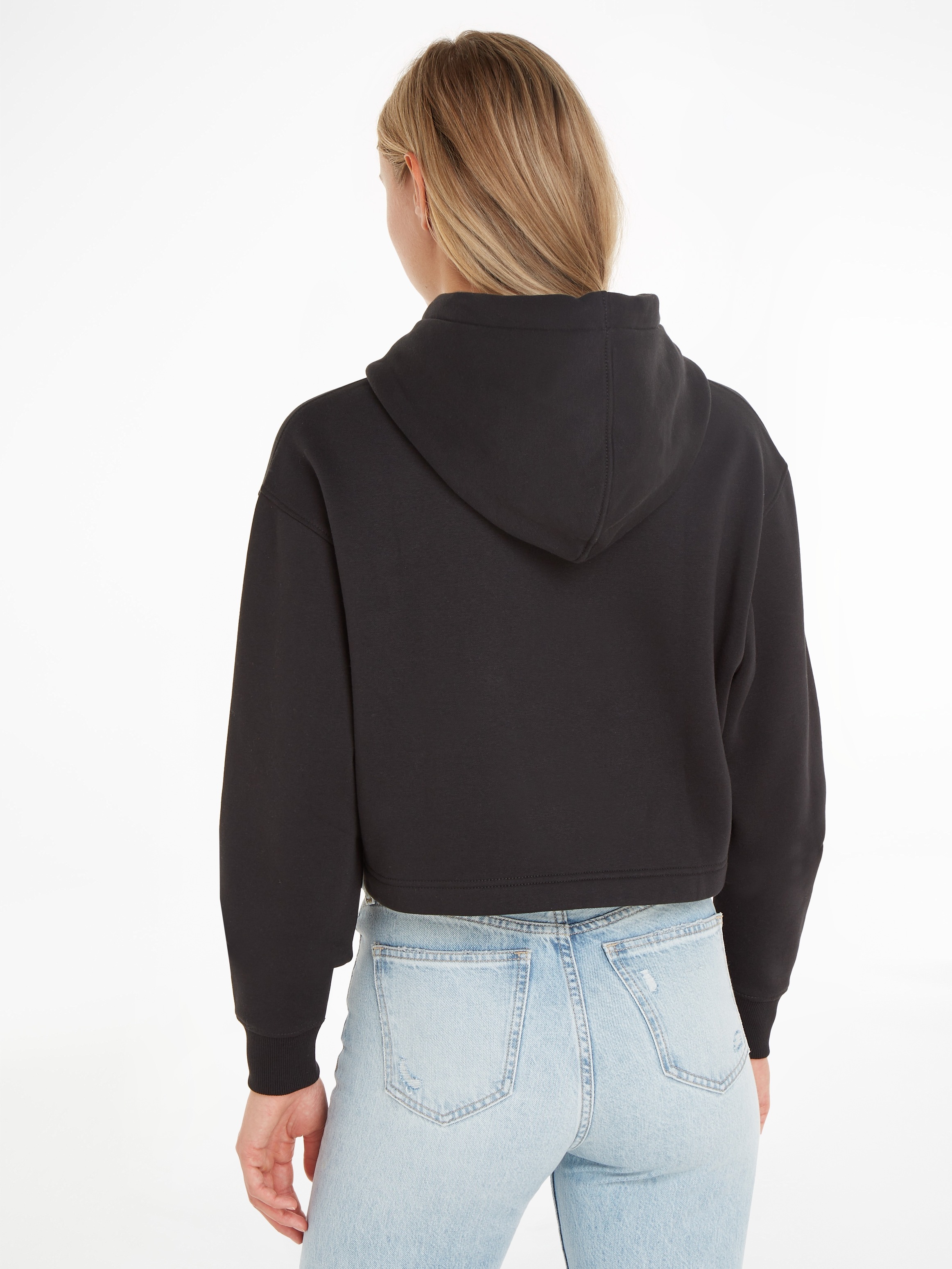 Calvin Klein Jeans Kapuzensweatshirt »PRINTED BOX CROPPED HOODIE«