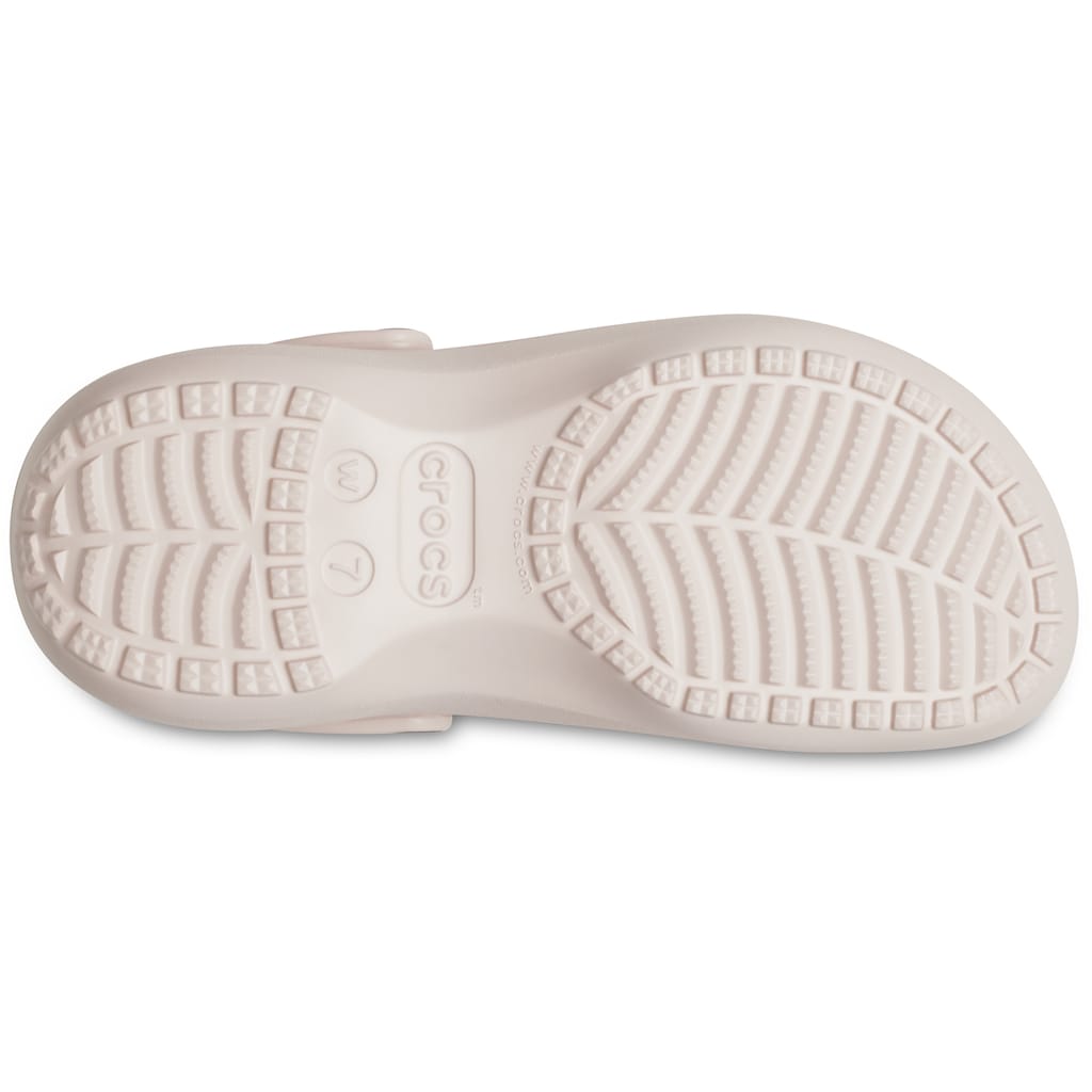 Crocs Clog »Classic Platform Clog W«, Plateau, Sommerschuh, Schlappen, Hausschuh, trendige Plateausohle