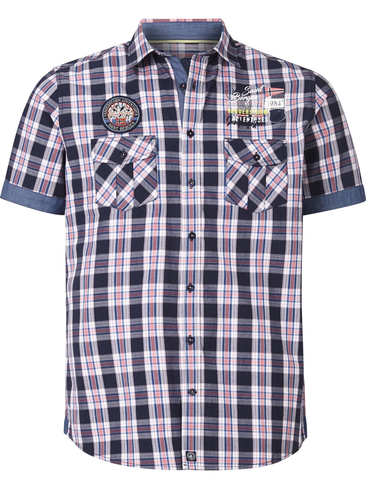 Jan Vanderstorm Kurzarmhemd "Kurzarmhemd ARNELF" günstig online kaufen