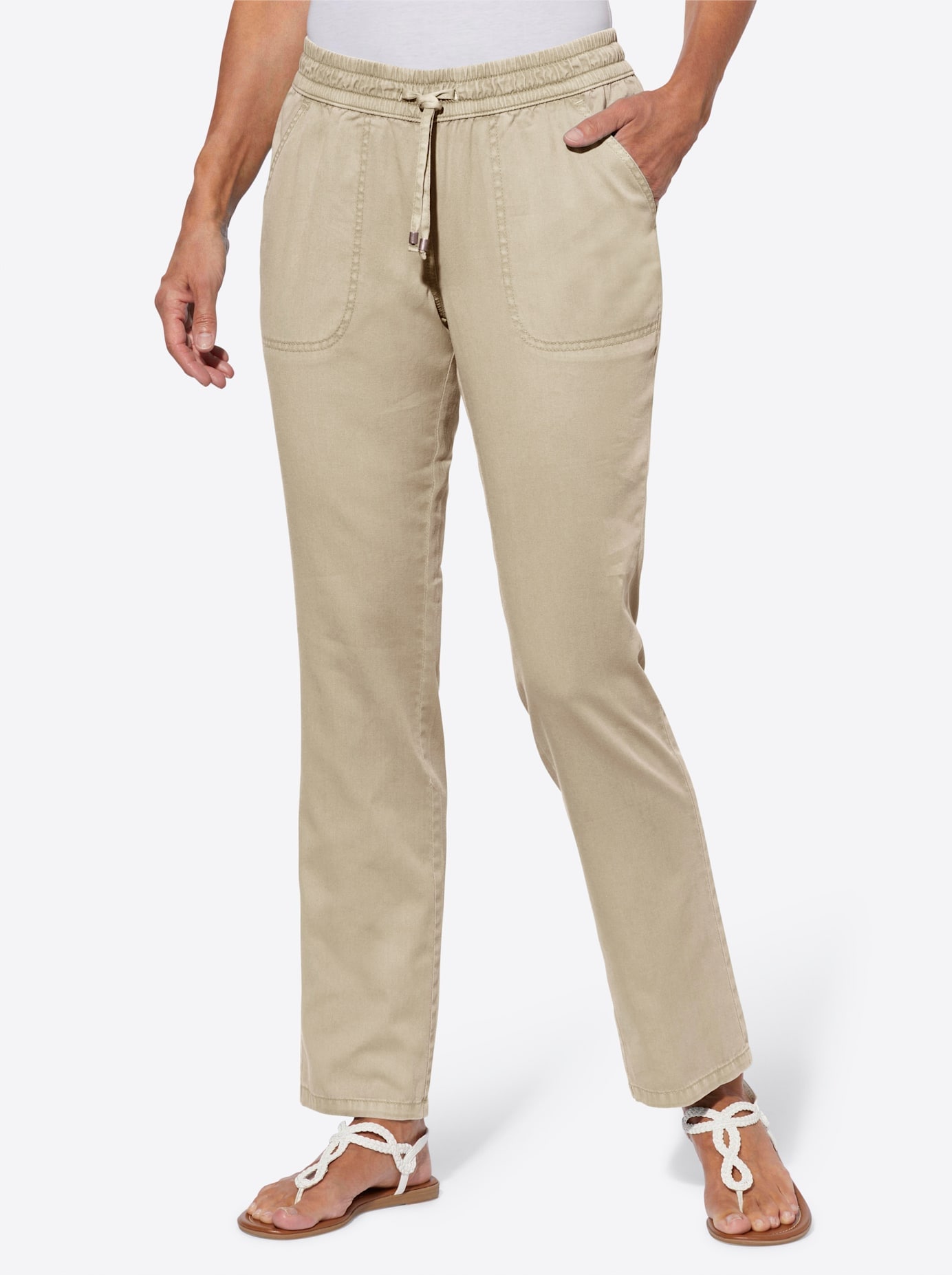 Classic Basics Schlupfjeans, (1 tlg.)
