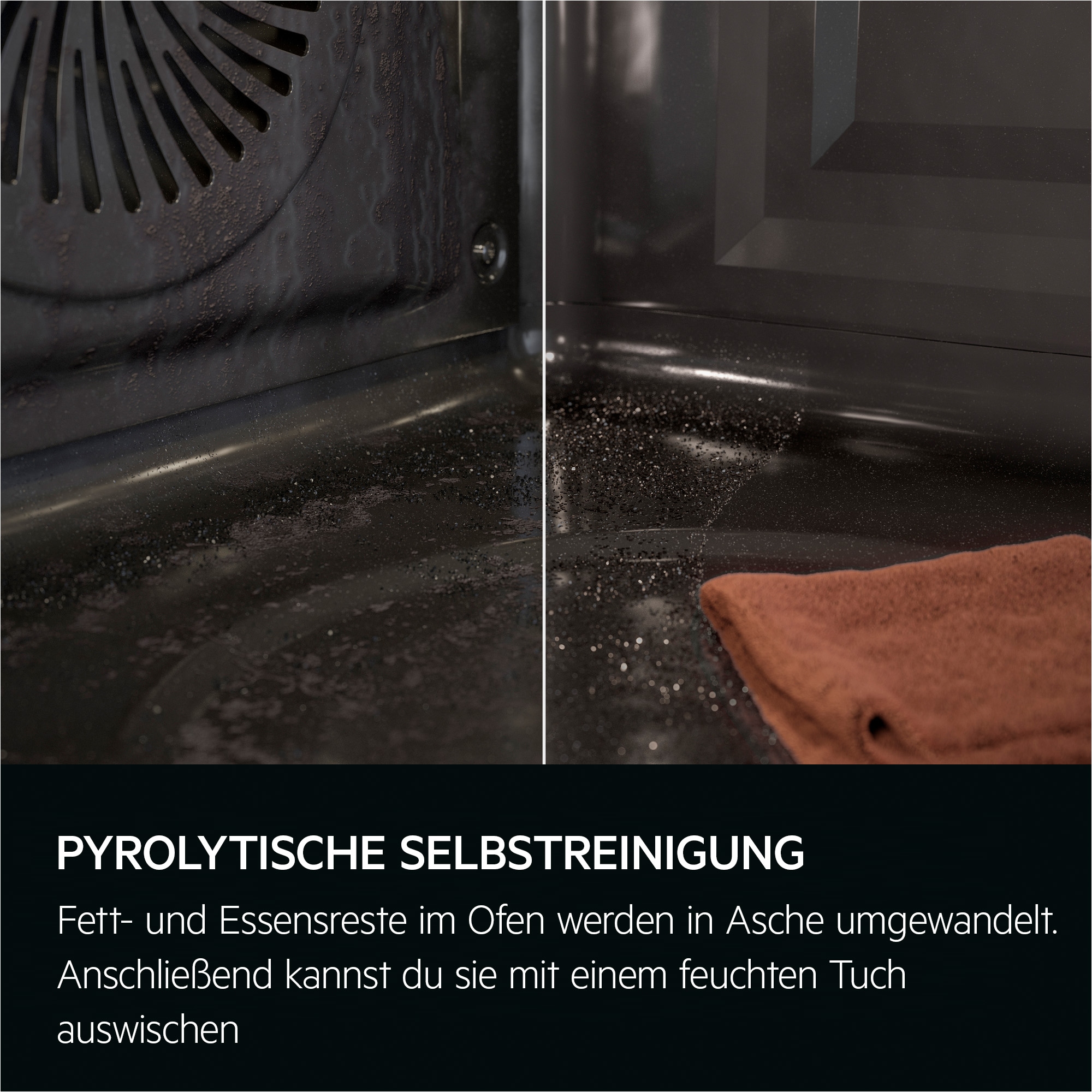 AEG Induktions Herd-Set Serie 5000 »HH24HSPID«, Pyrolyse-Selbstreinigung, Hob2Hood, AirFry-Funktion