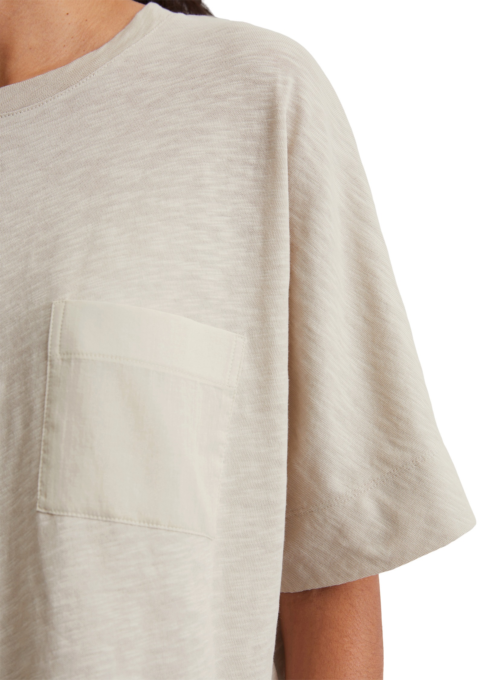 Marc O'Polo T-Shirt »mit gewebter Brusttasche«