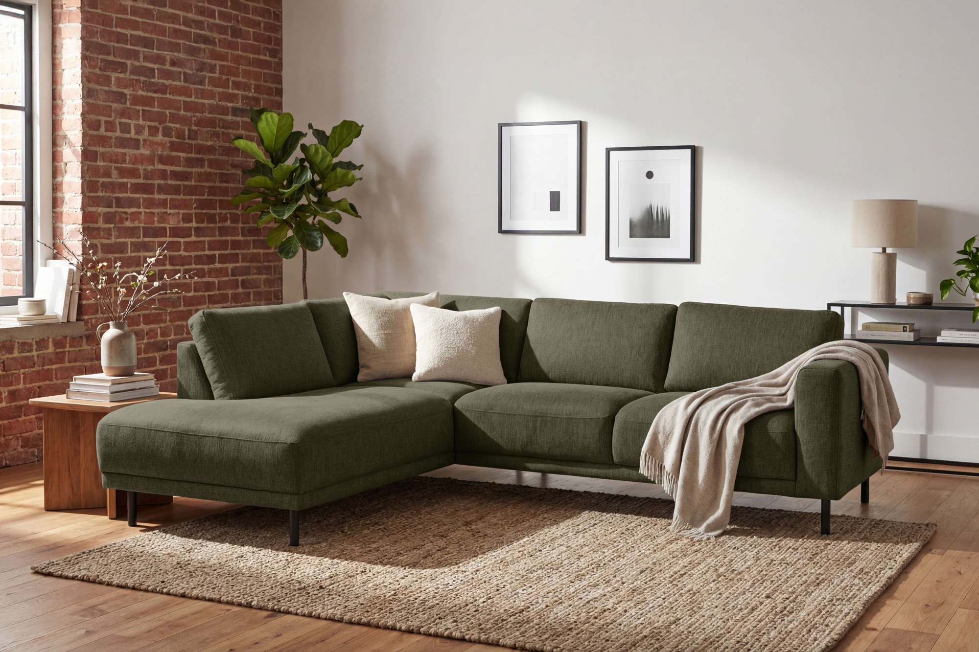 OTTO home Ecksofa "Sveeva, L-Form, B.240 cm, schwarze Metallfüße" langlebiger Webstoff, mit Wellenunterfederung, viele Farben