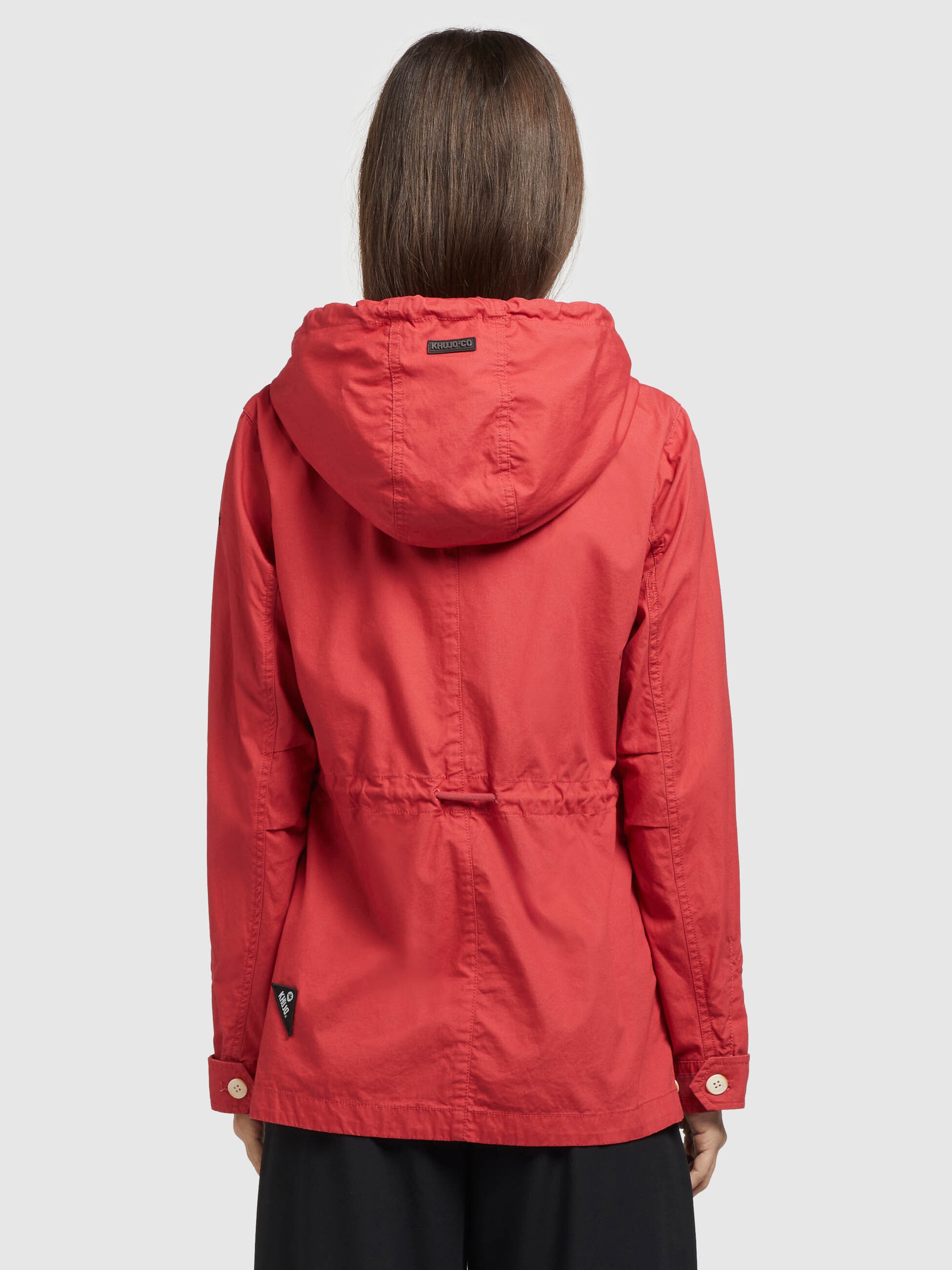 khujo Anorak »SESIA«, (1 St.), mit Kapuze, aus Baumwolle mit Kapuze