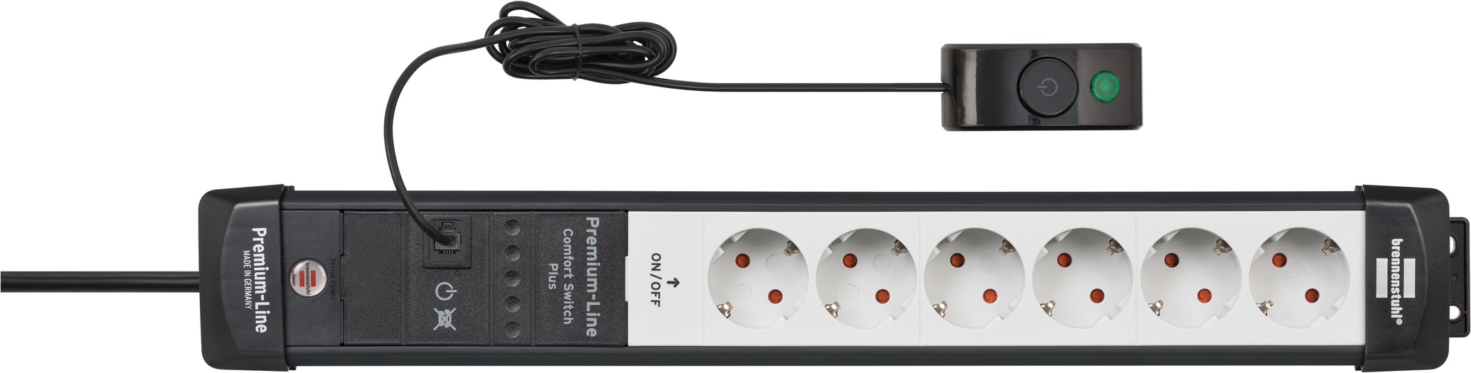 Steckdosenleiste »Premium-Line Comfort Switch Plus«, 6-fach, (Kabellänge 3 m),...