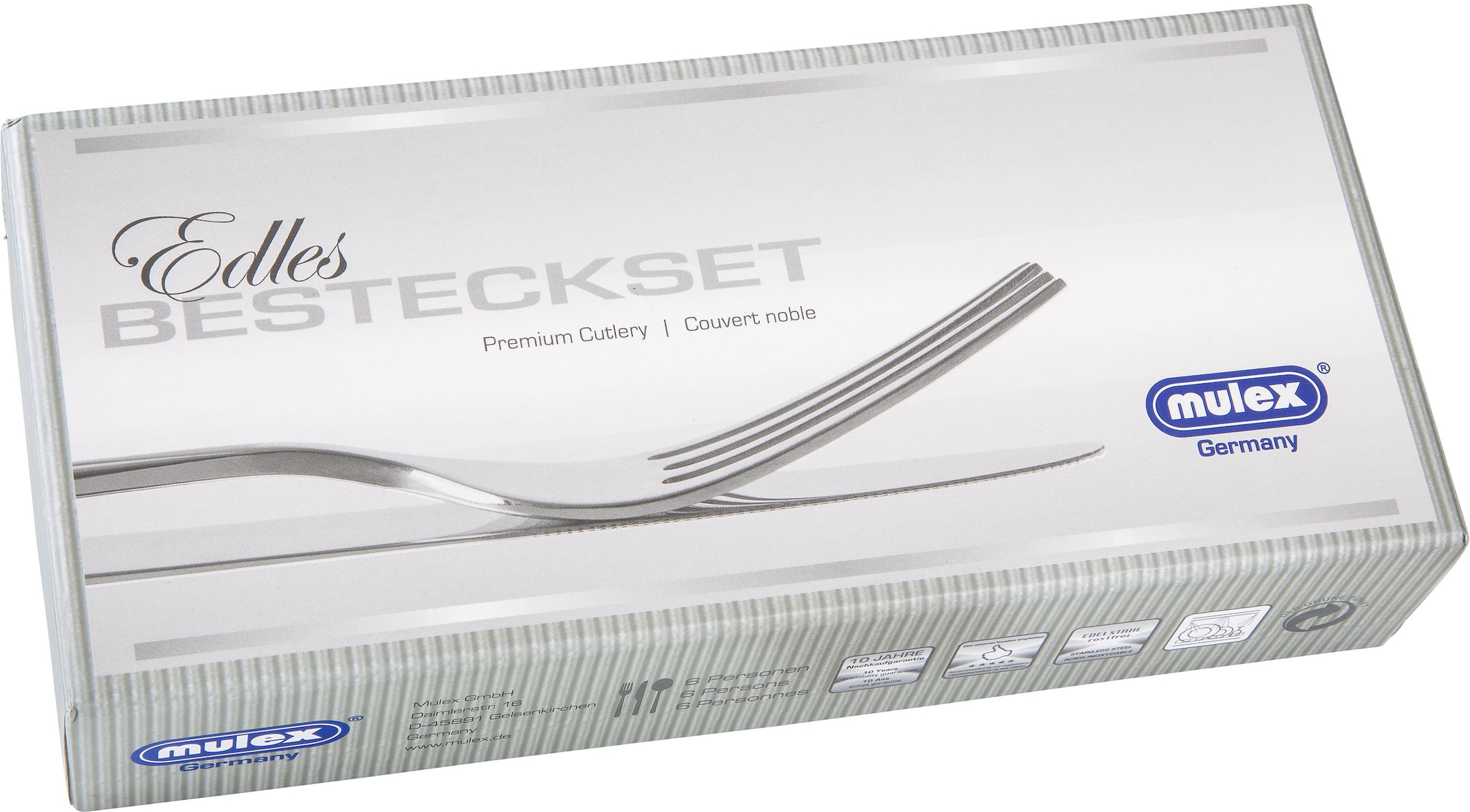 Mulex Besteck-Set »Orlando«, (Set, 60 tlg.), hochglanzpoliert