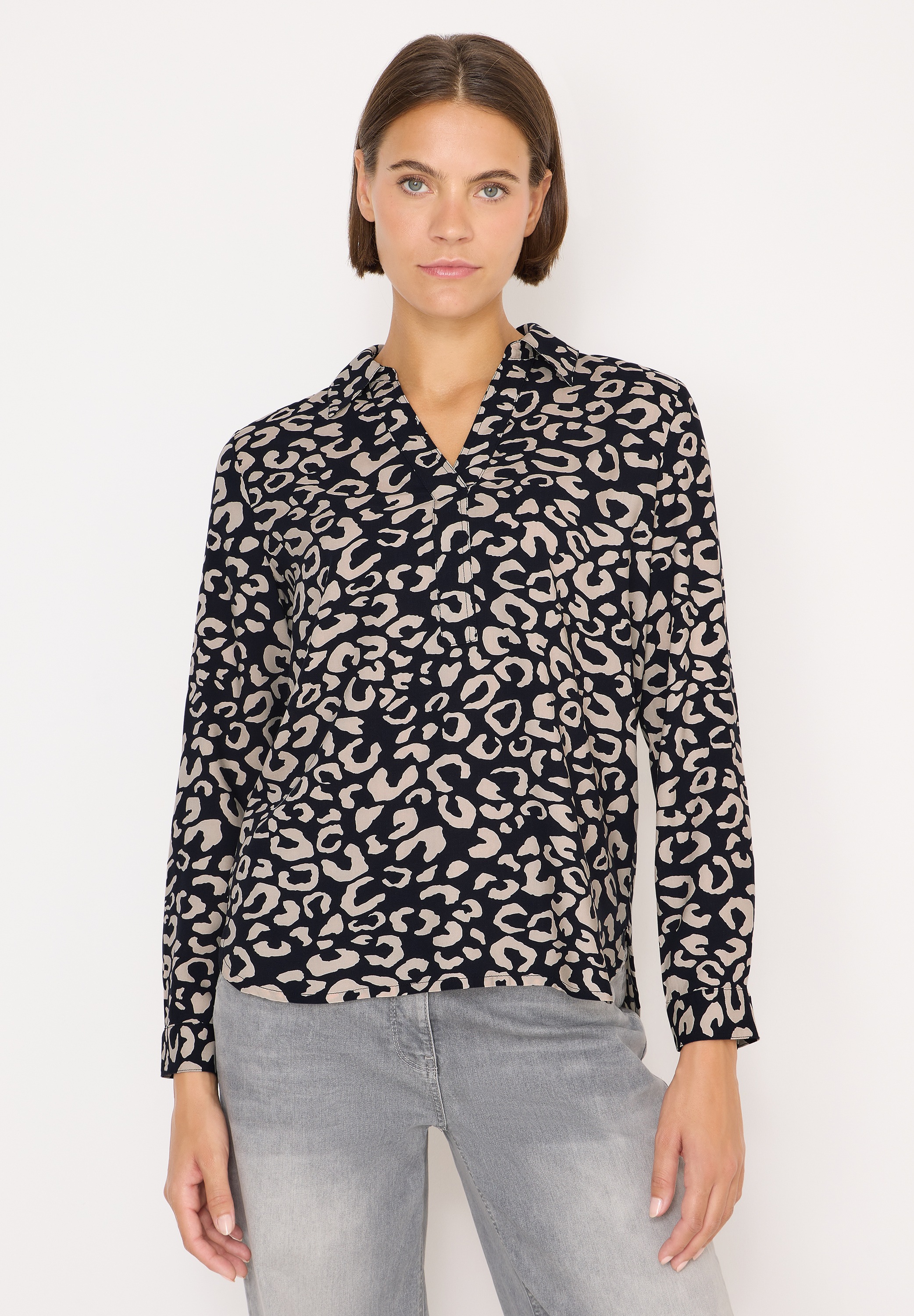 Cecil Langarmbluse aus softer Viskose günstig online kaufen