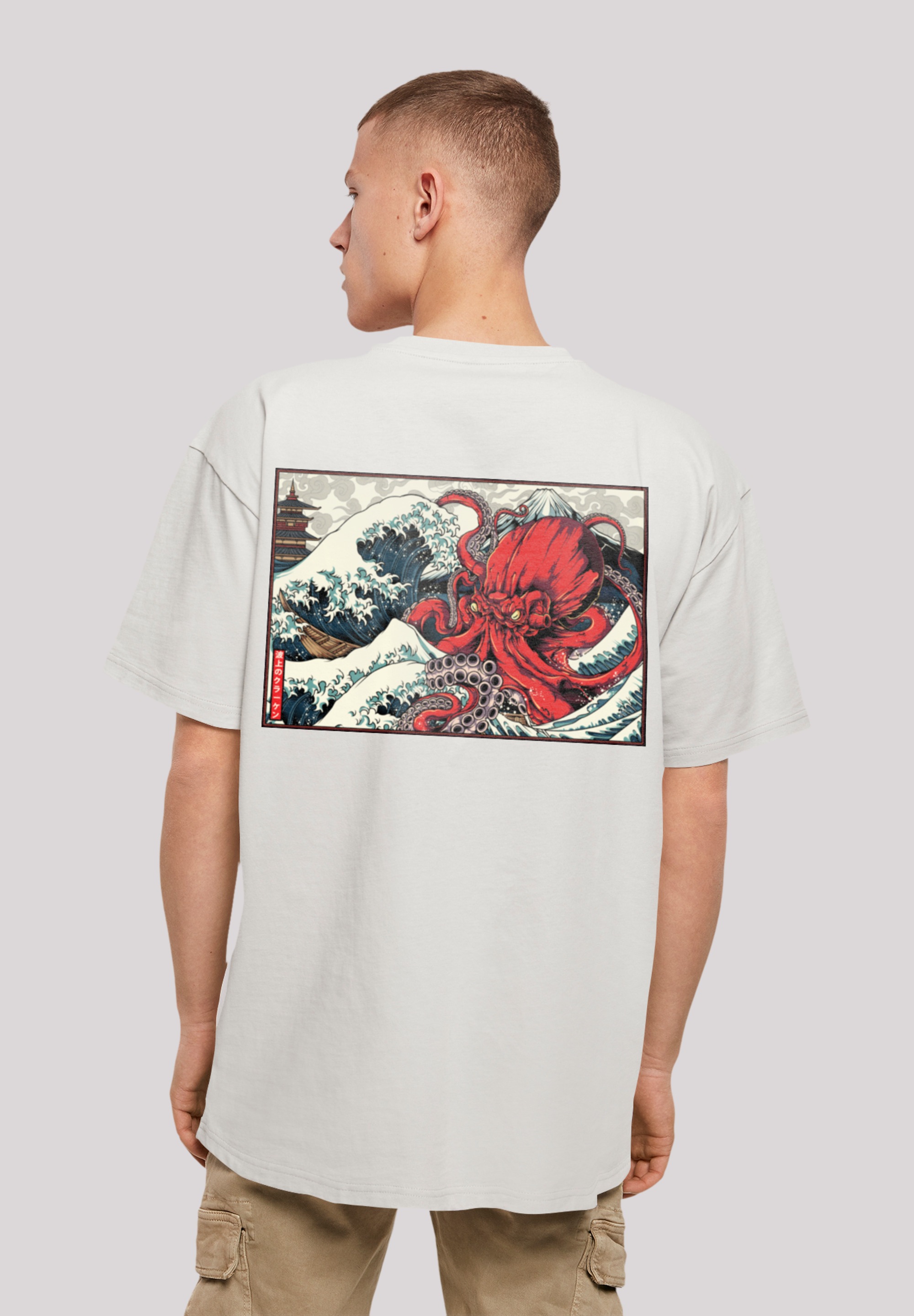 F4NT4STIC T-Shirt "Octopus Japan", Print