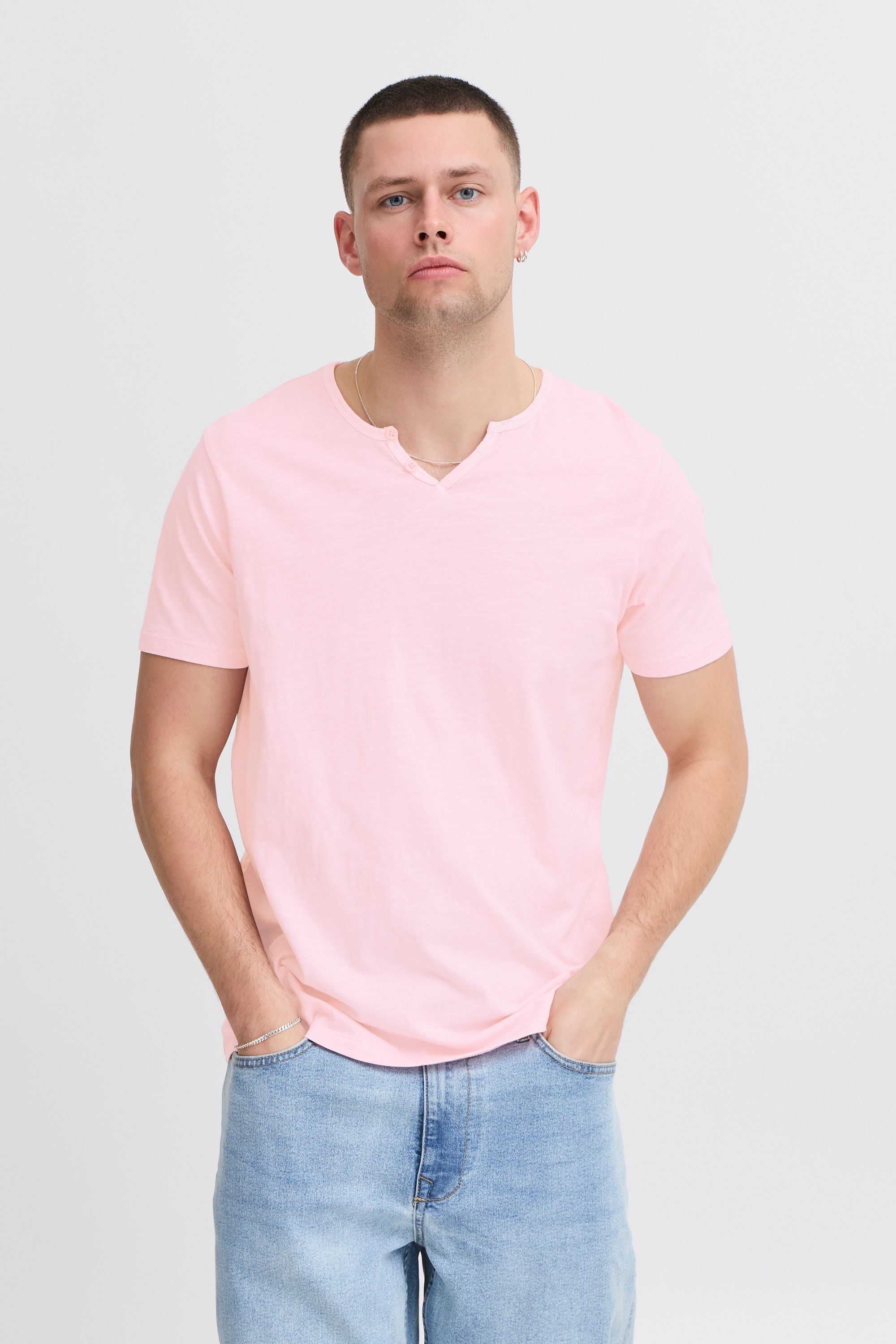 Blend T-Shirt "BHAshton" Meliertes T-Shirt mit V-Ausschnitt günstig online kaufen