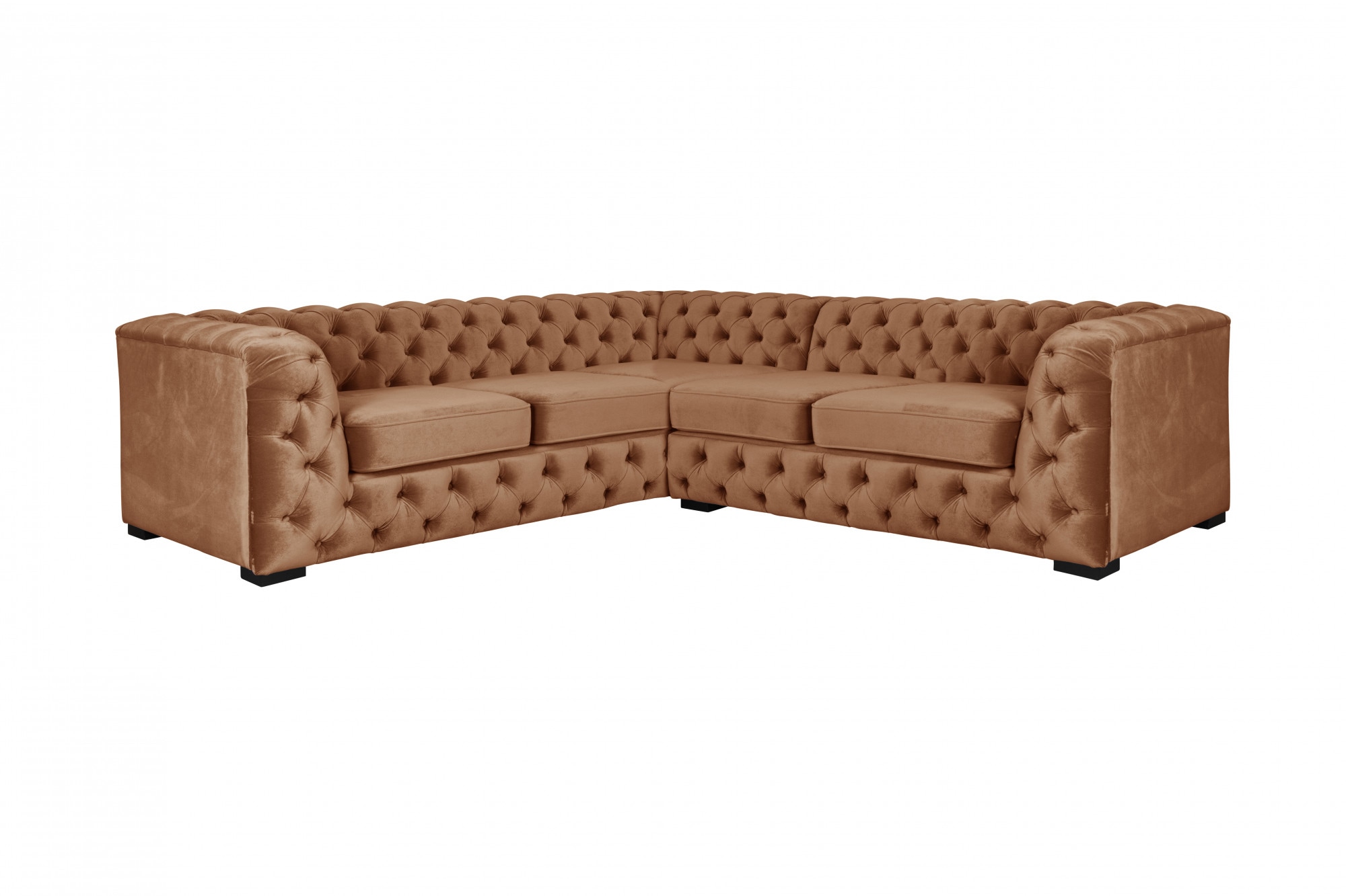 Guido Maria Kretschmer Home&Living Chesterfield-Sofa "KALINA L-Form", hochwertige Chesterfield-Ausführung, sehr hochwert