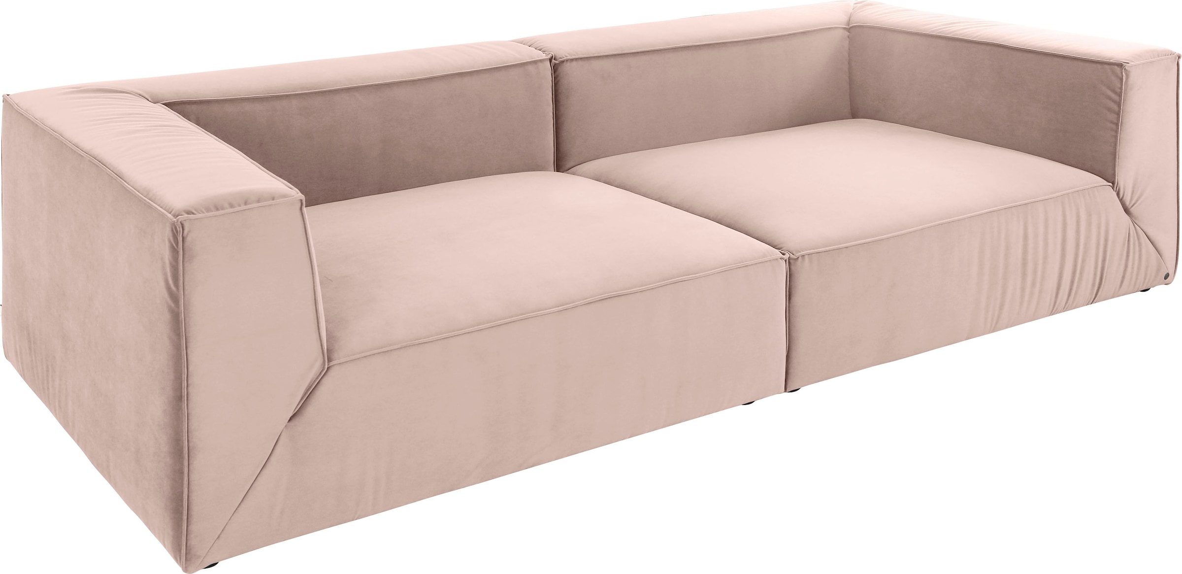 TOM TAILOR HOME Big-Sofa »BIG CUBE«, in 2 Breiten, wahlweise mit Sitztiefenverstellung, Tiefe 129 cm