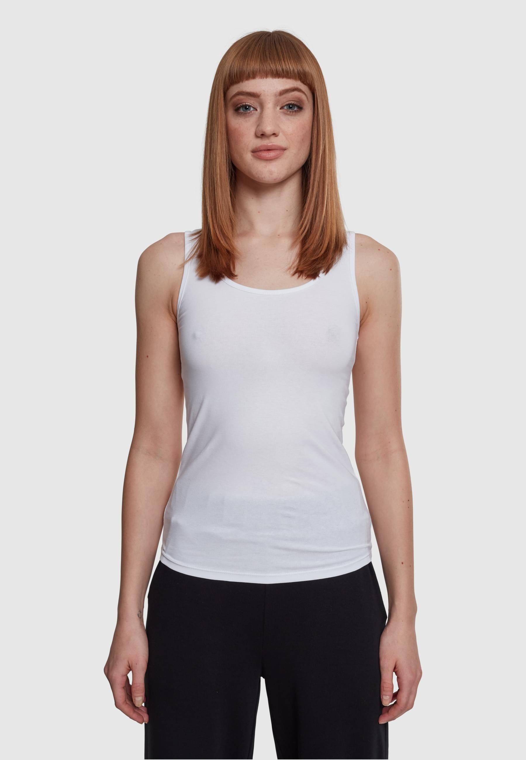 URBAN CLASSICS Muskelshirt »Urban Classics Damen Ladies 2-Pack Basic Stretch Top«, (1 tlg.)