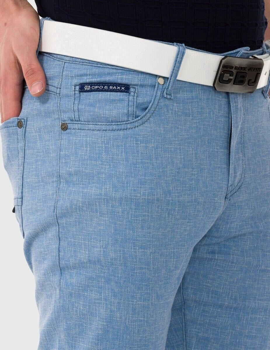 Cipo & Baxx Herren Hose Blau Gr. 29 3