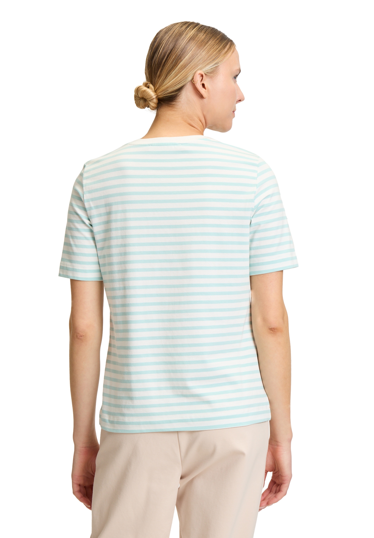 Betty&Co Kurzarmshirt »Betty & Co Basic Shirt mit Ringel«, (1 tlg.), Ringel
