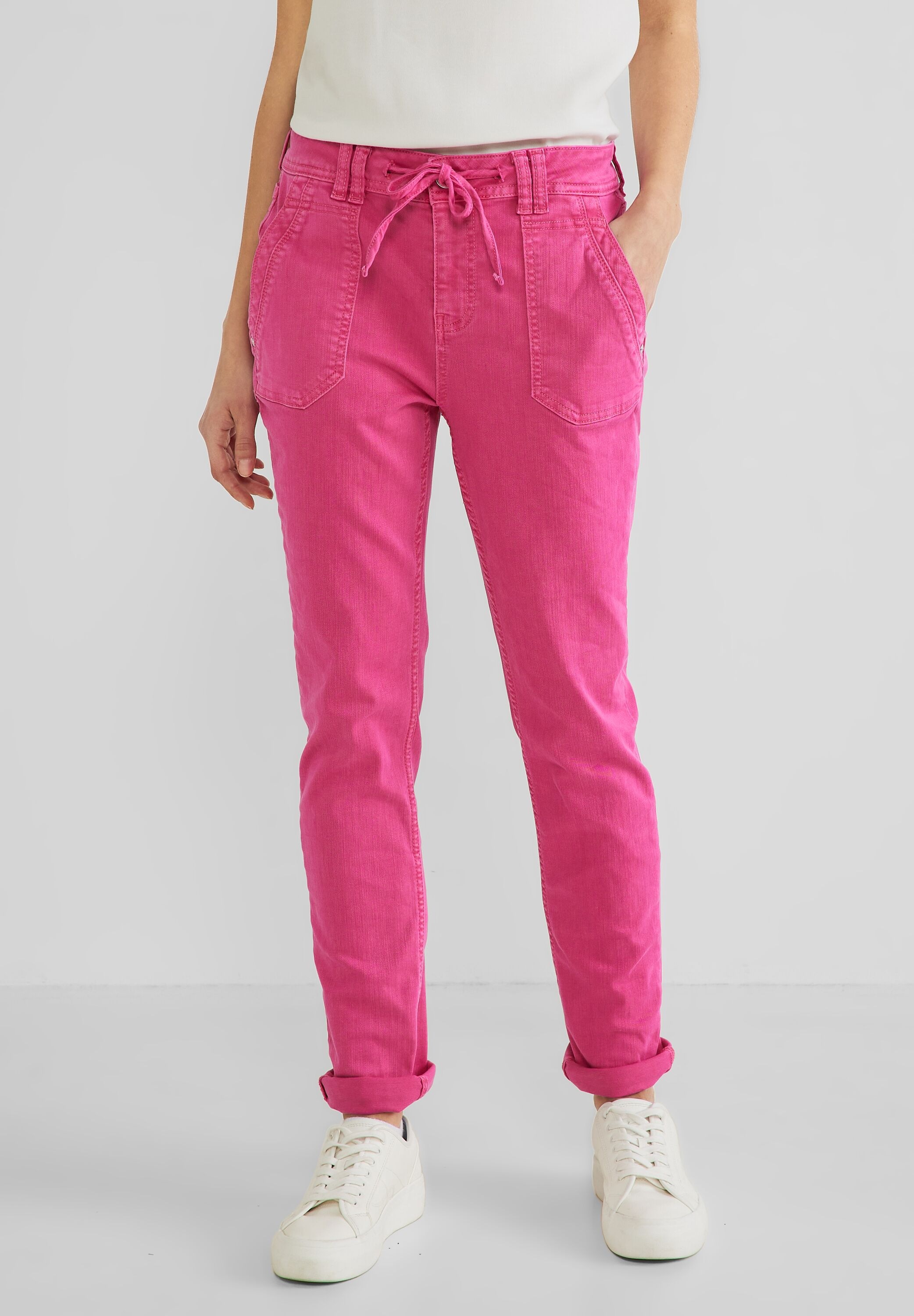 STREET ONE Comfort-fit-Jeans mit Tunnelzugband XV8054