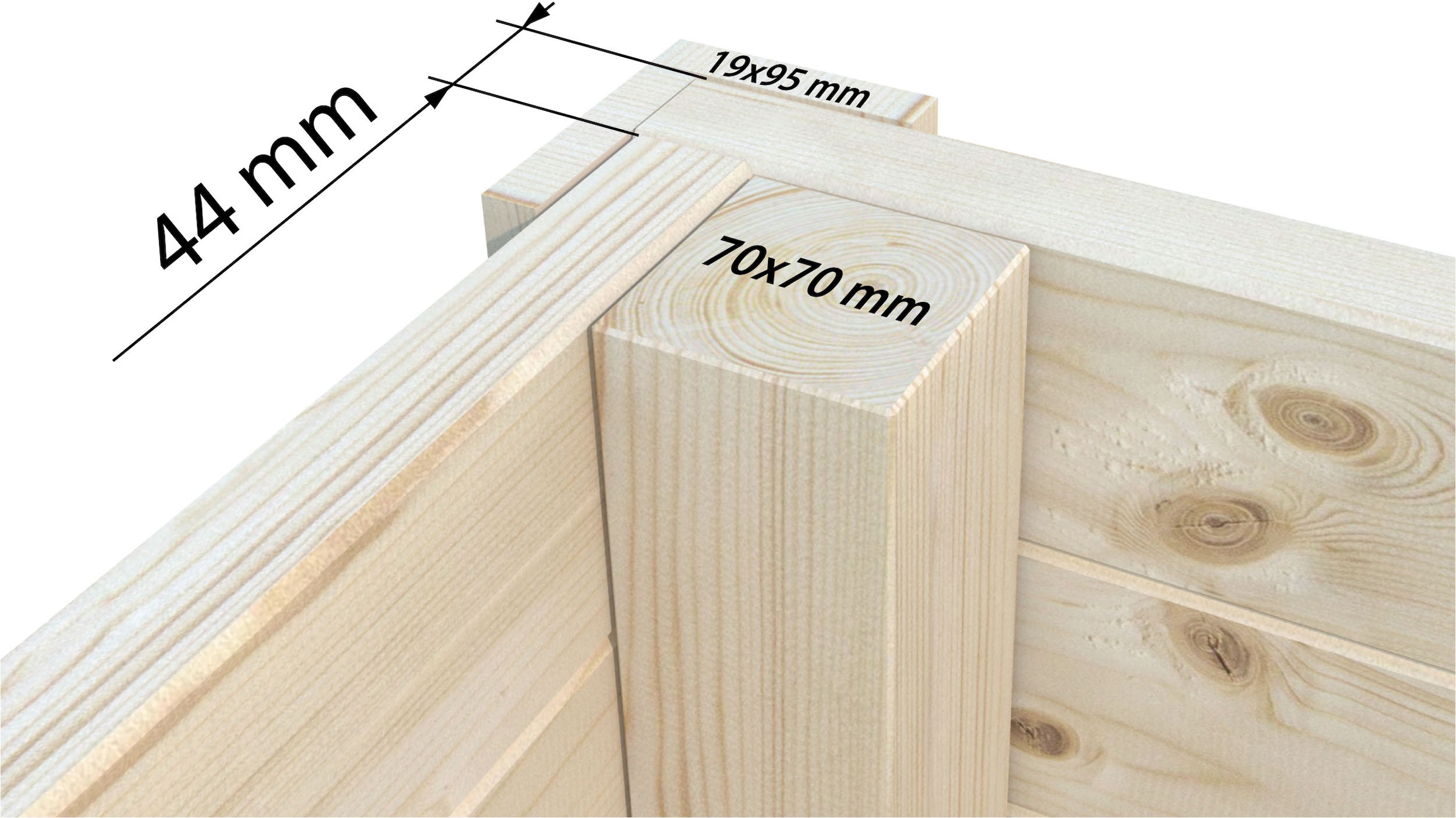Palmako Gartenhaus »Amanda Slide Plus« verschiedene Farben