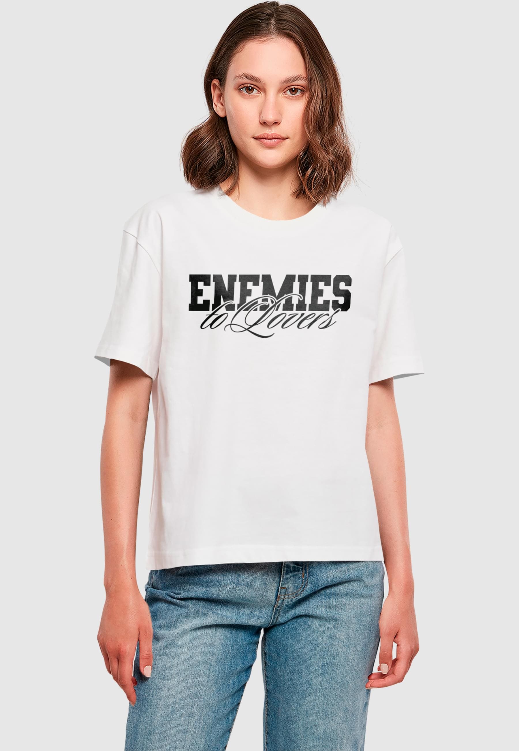 Miss Tee T-Shirt »Miss Tee Enemies To Lovers Tee«, (1 tlg.)