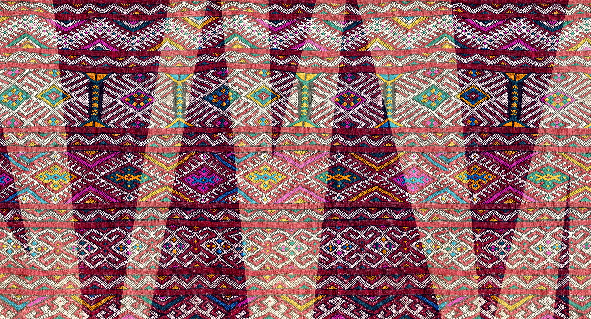 Architects Paper Fototapete "Atelier 47 Carpet Pattern 3" gestreift glatt Vlies, Wand, Schräge, Decke