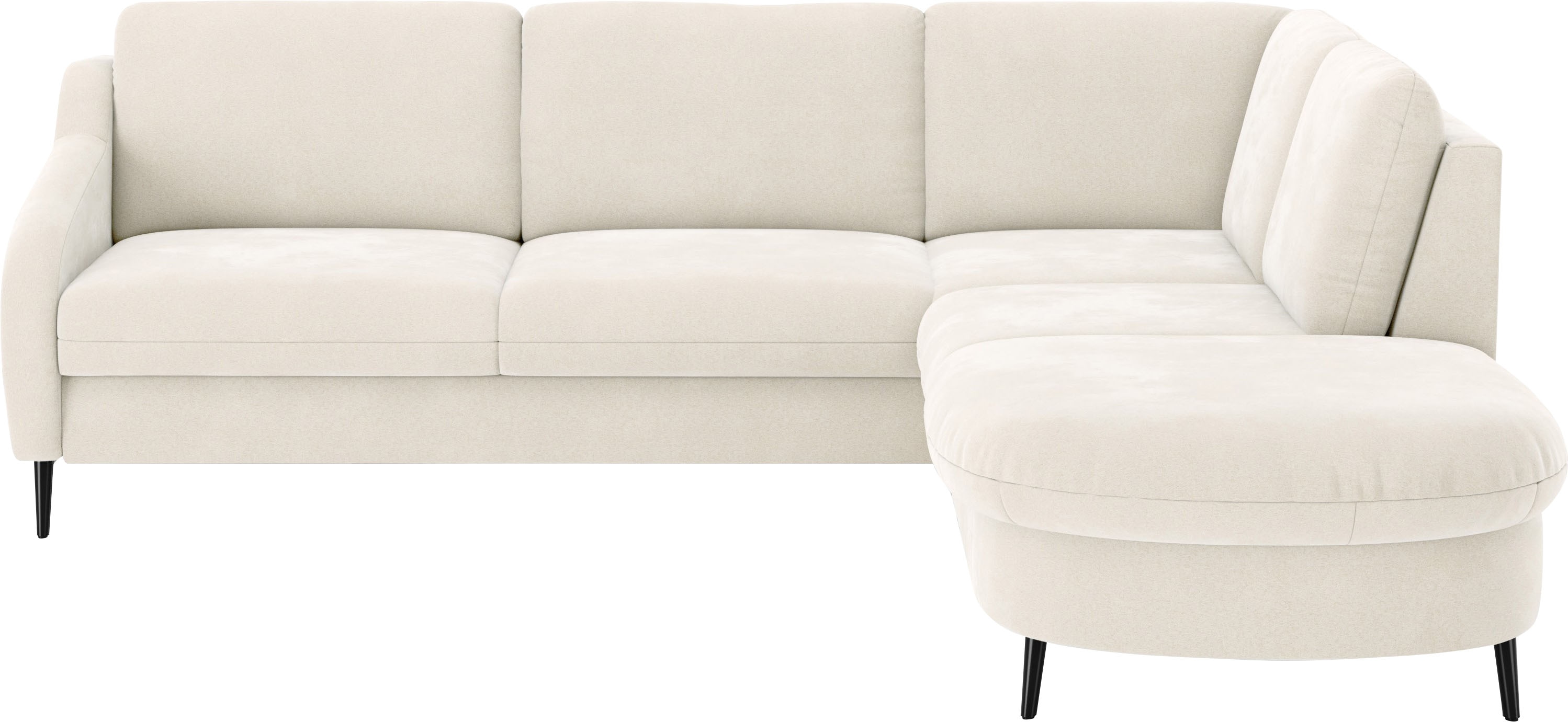 sit&more Ecksofa "Soul L-Form" wahlweise mit Schlaffunktion und Bettkasten oder Schubkasten