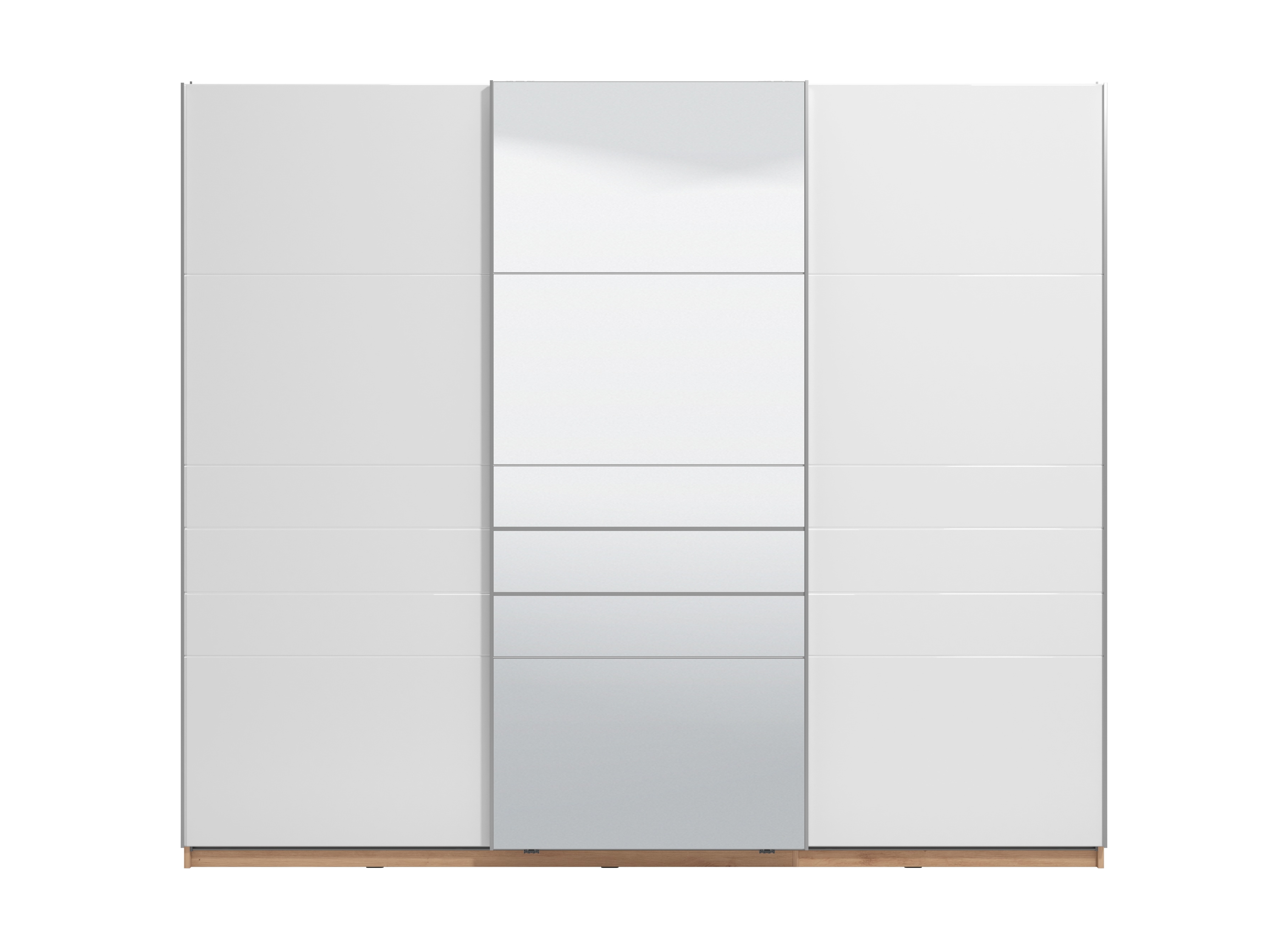 Home affaire Schwebetürenschrank "Mondego mit 2 Kleiderstangen" mit Spiegel, B/T/H 262,5 cm/65 cm/ 224 cm