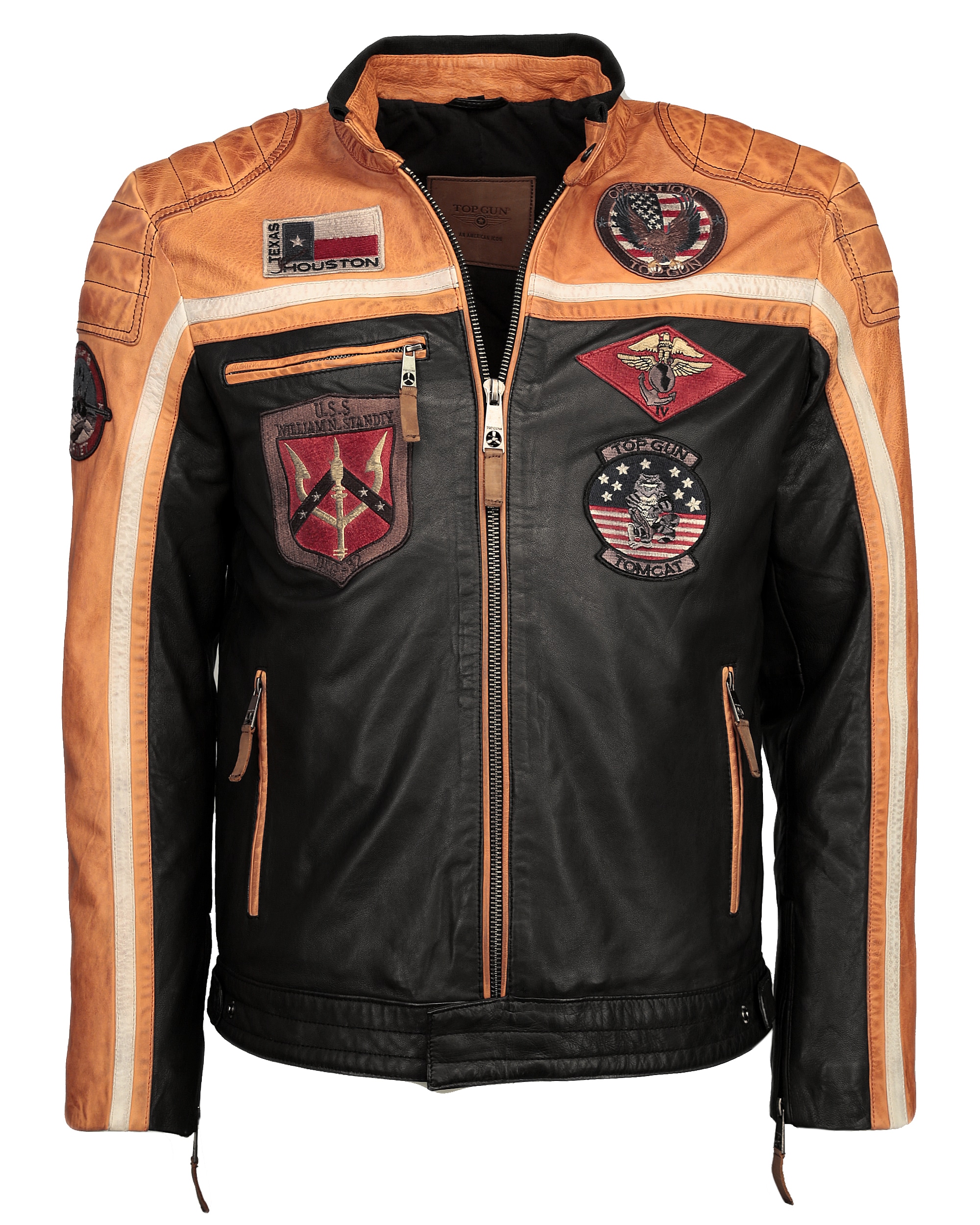 TOP GUN Lederjacke »TGJ1005«