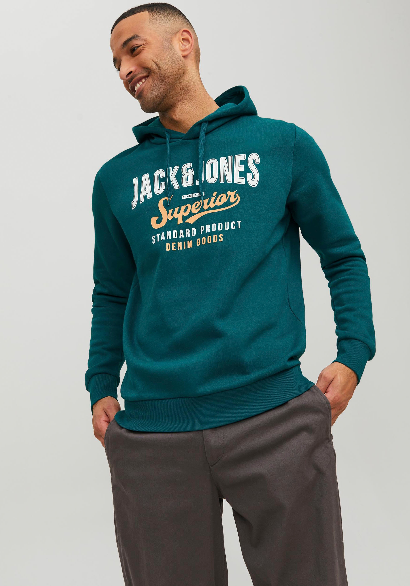 Jack & Jones Kapuzensweatshirt "LOGO SWEAT HOOD" günstig online kaufen