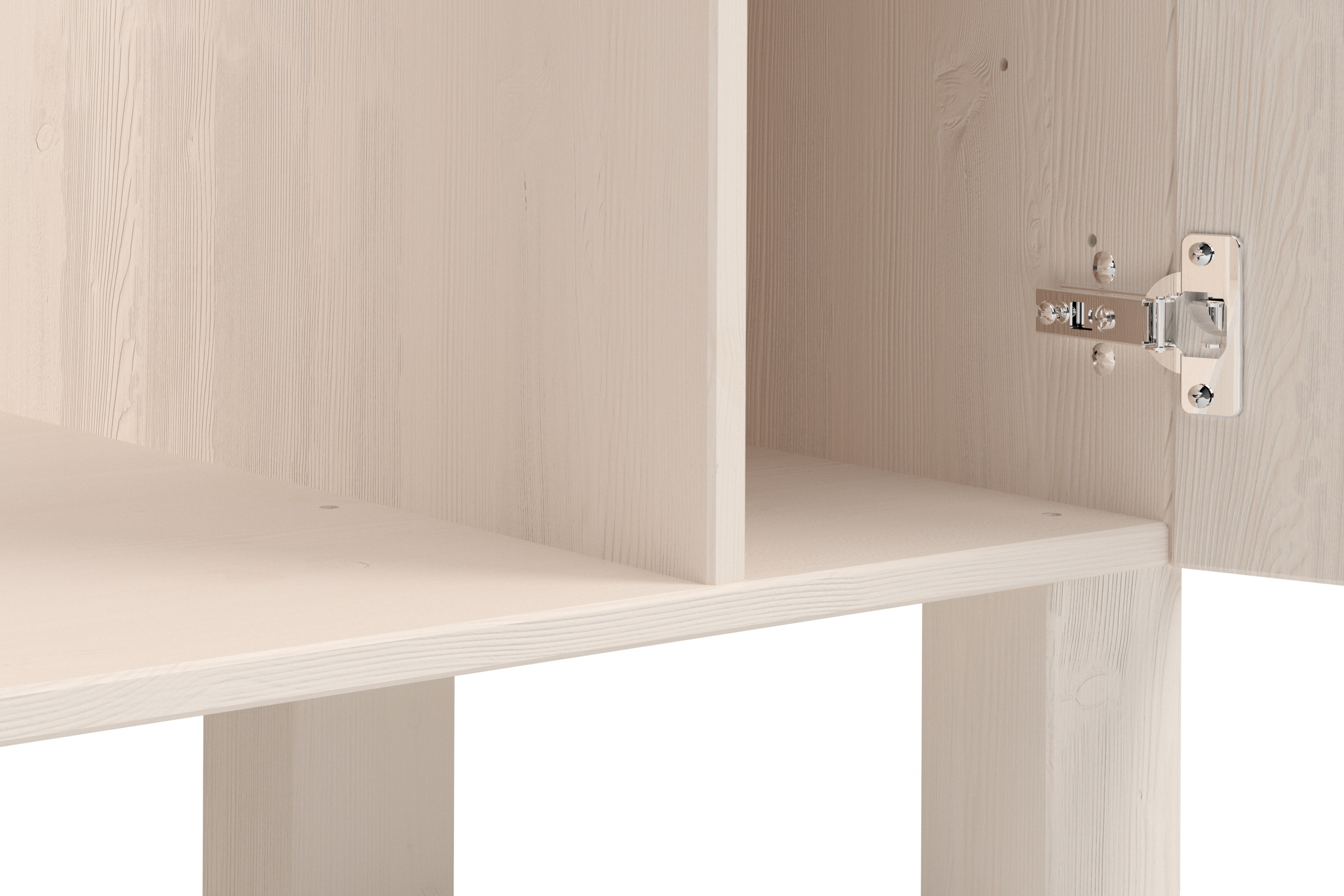Home affaire Herdumbauschrank »Alby2«, Mit Metallgriffen, Breite 100 cm, ohne E-Geräte